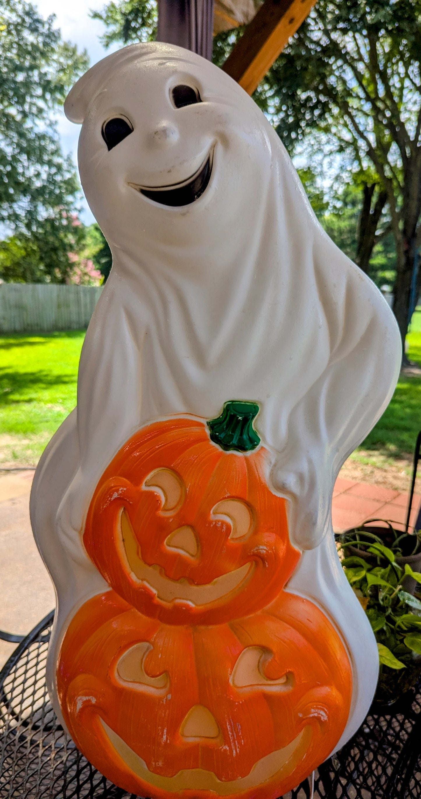 Grand Venture 1997 Halloween Blow Mold Ghost