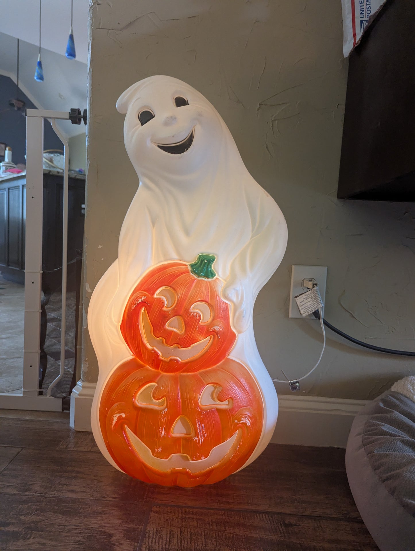 Grand Venture 1997 Halloween Blow Mold Ghost