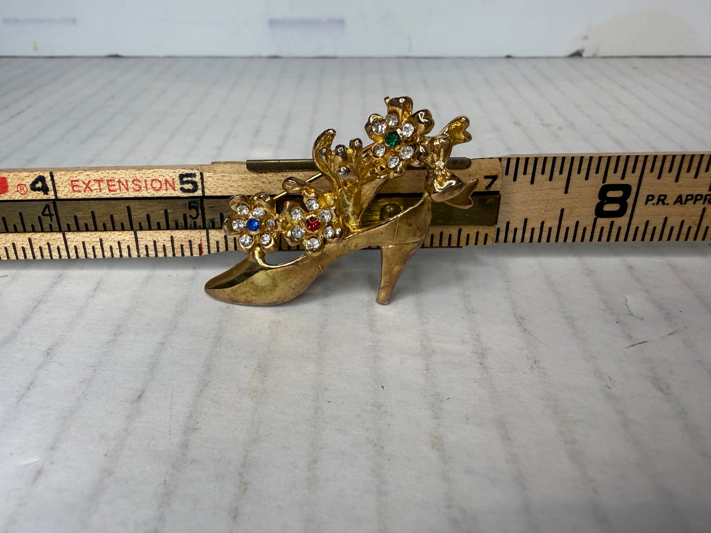 Victorian Style Shoe Brooch