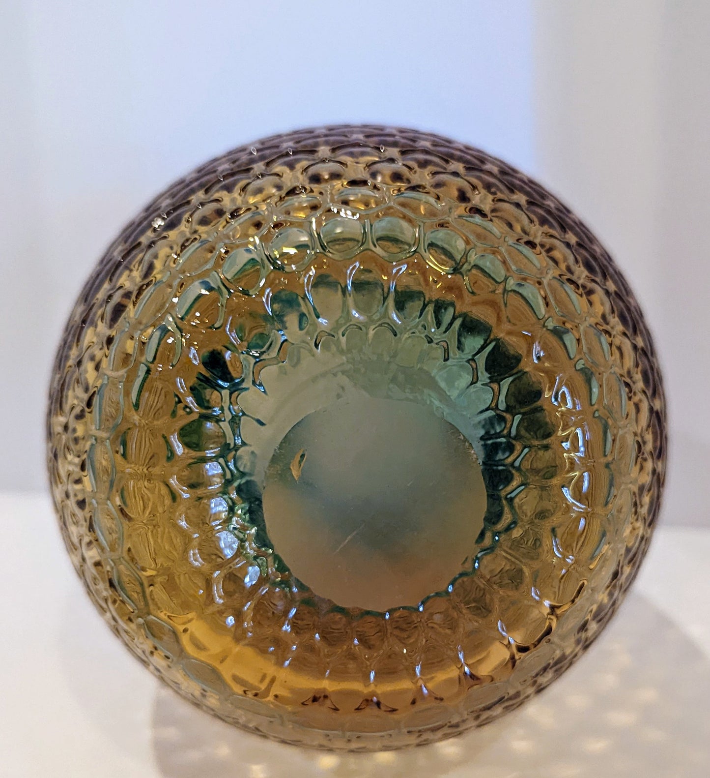 Murano Style MCM Honeycomb Owl Vase