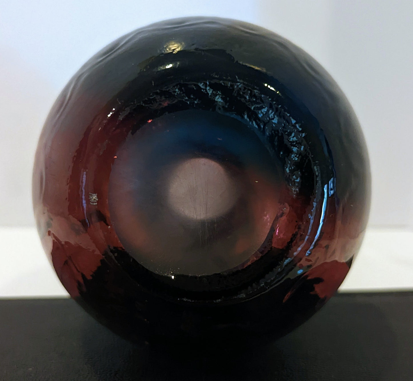 Murano Style Owl Vase