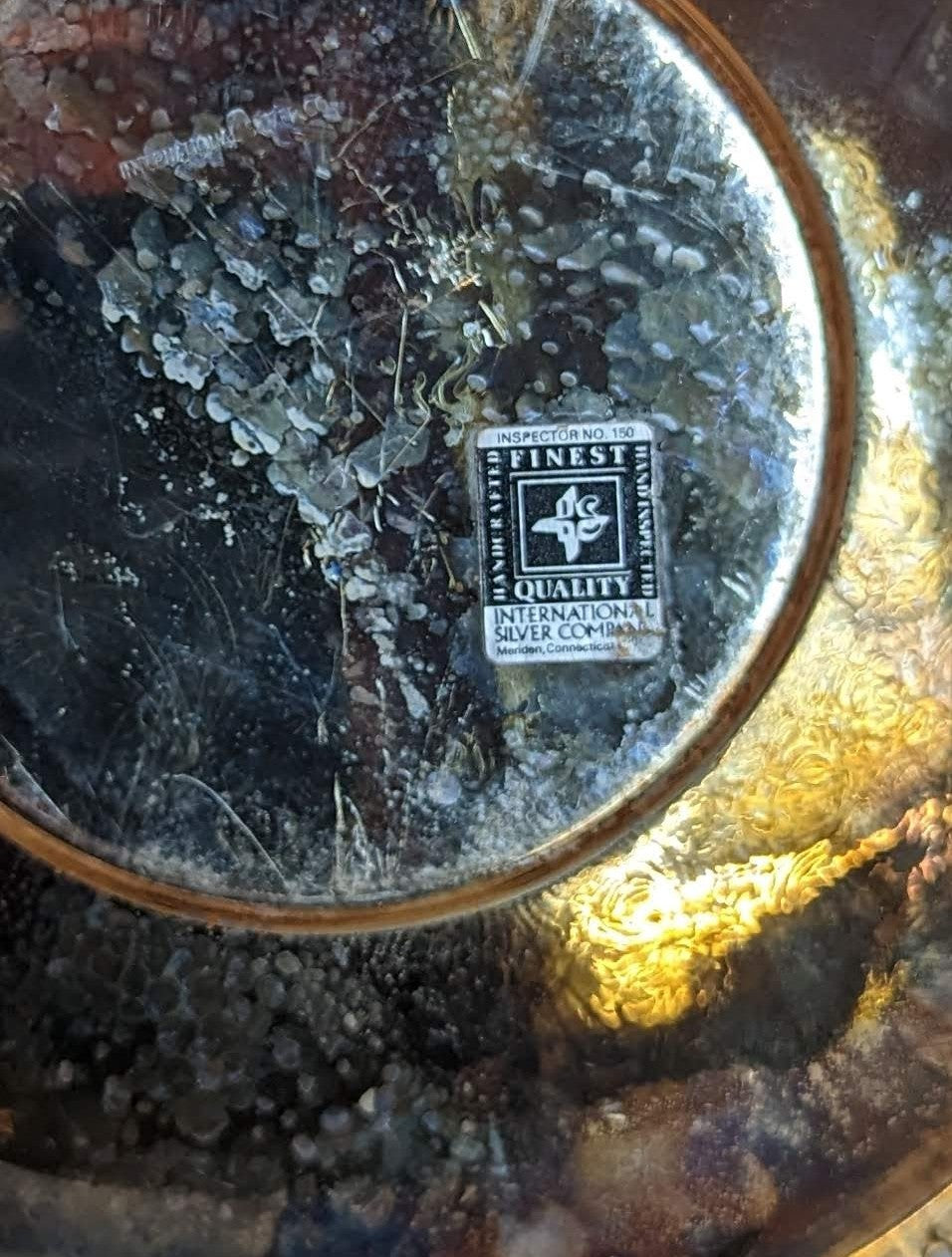 International Silver-Plated Collectors Award Serving Tray Snap-On Tools