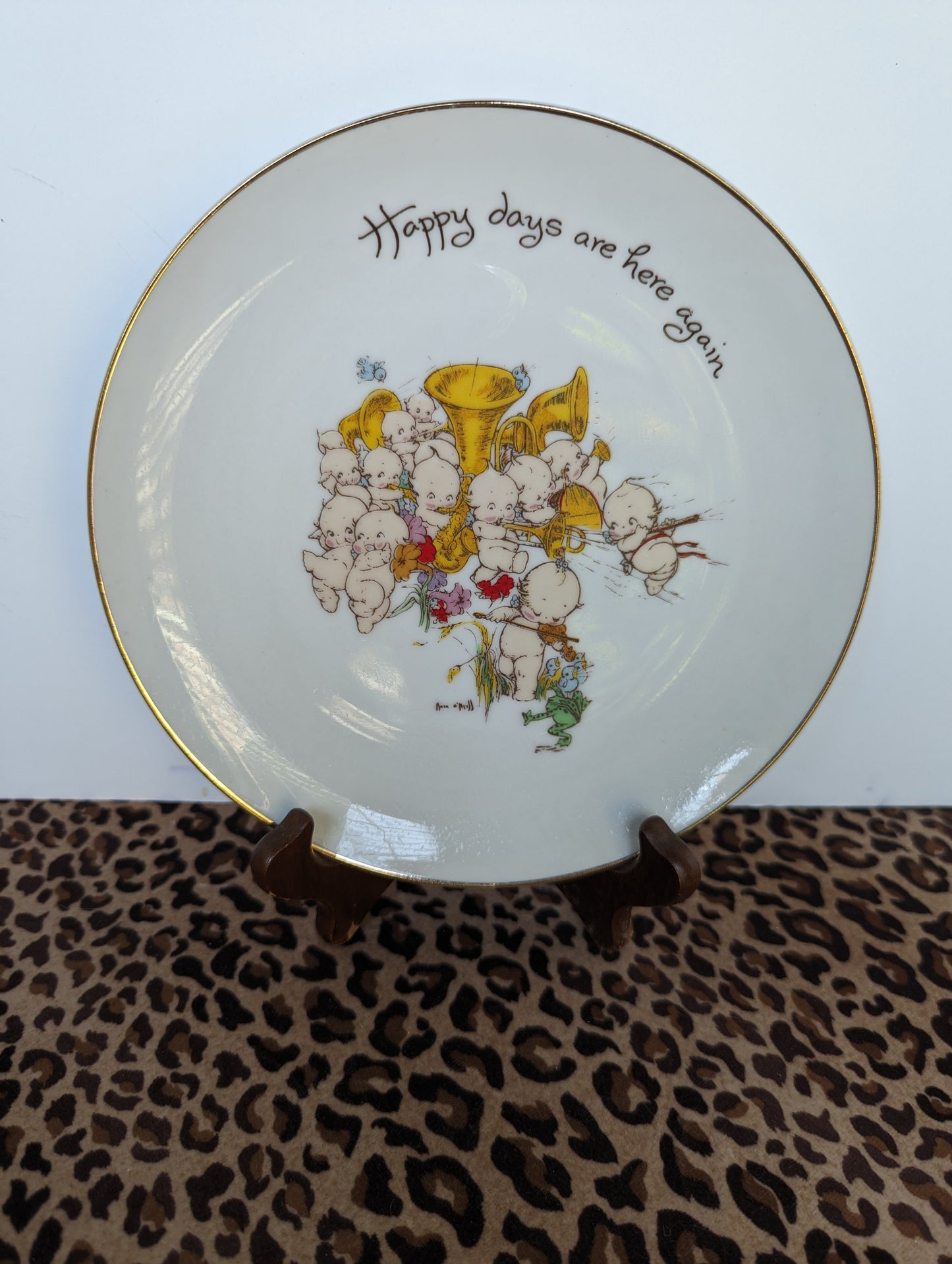 Vintage Kewpie Authentic Collector's Plate