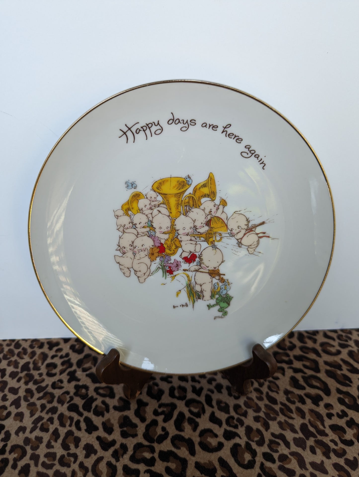 Vintage Kewpie Authentic Collector's Plate