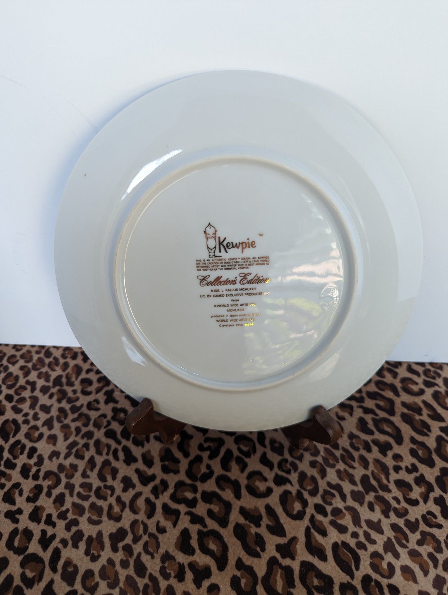 Vintage Kewpie Authentic Collector's Plate