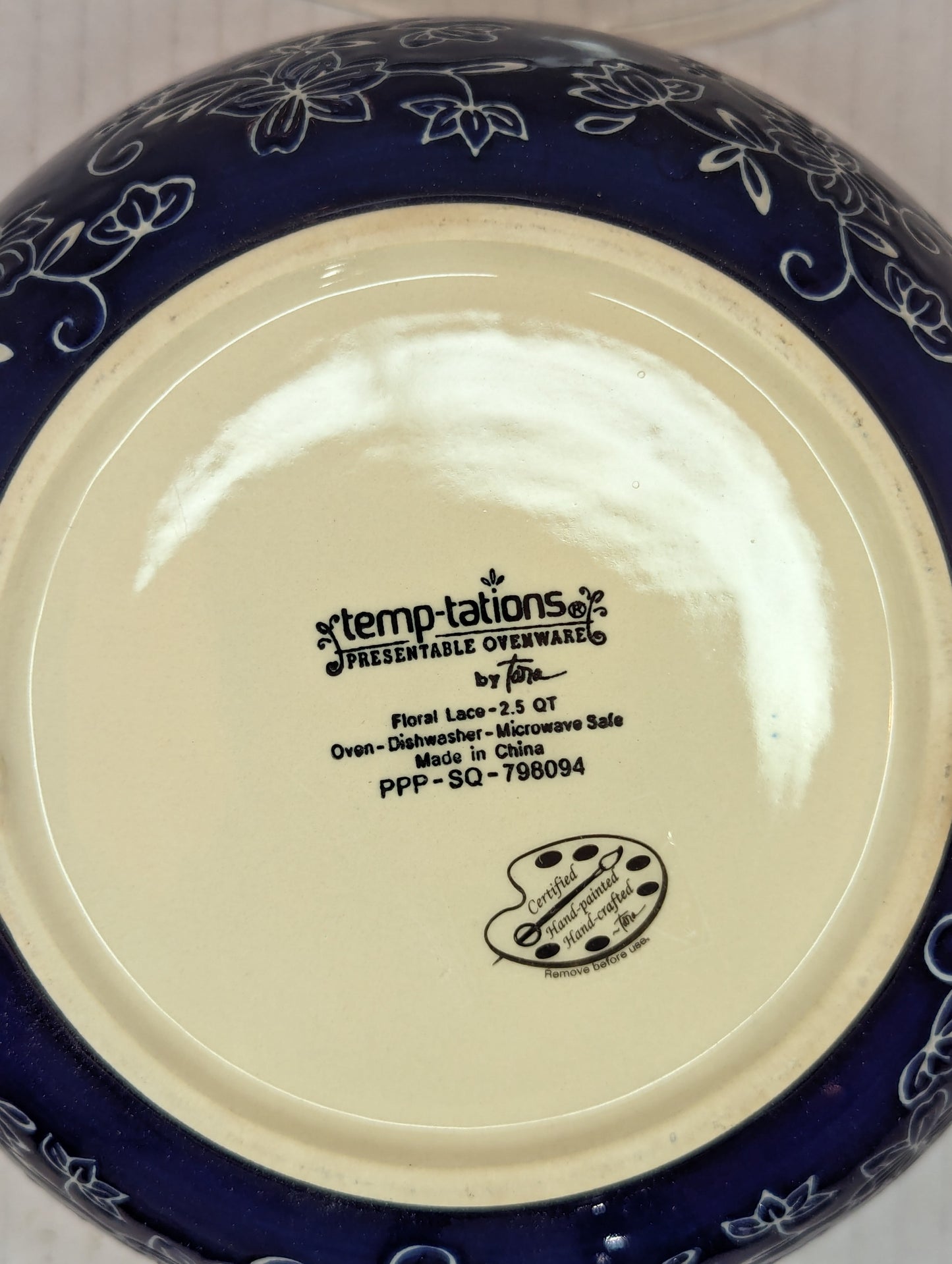 Tora Temp-Tations Presentable Ovenware Bowl