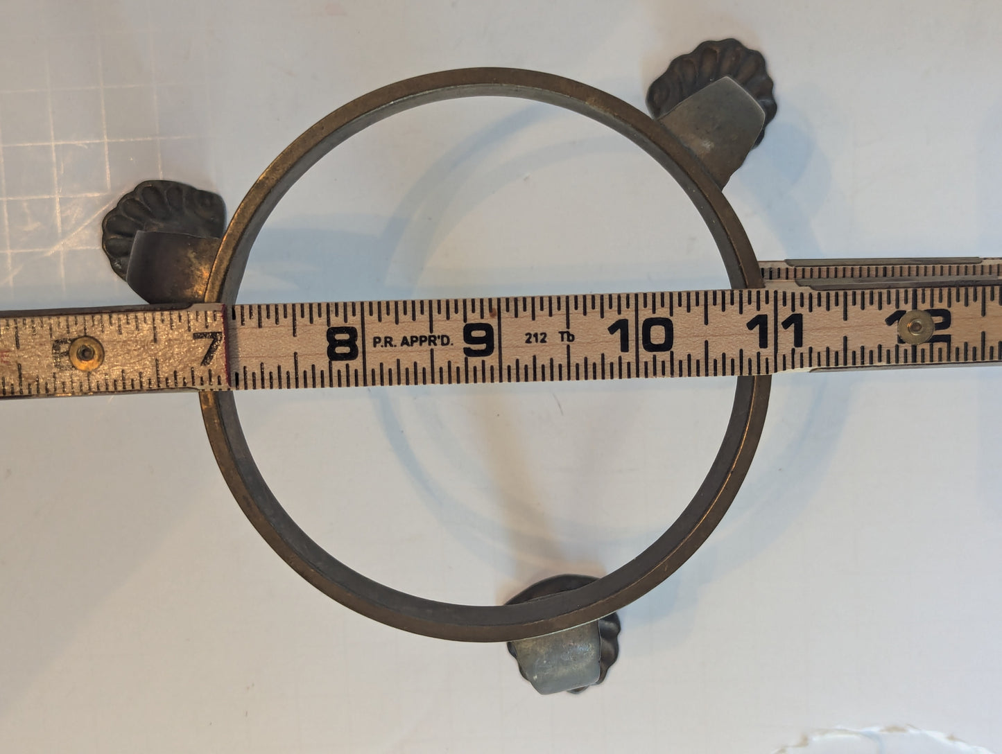 Vintage Brass Rose Bowl Stand