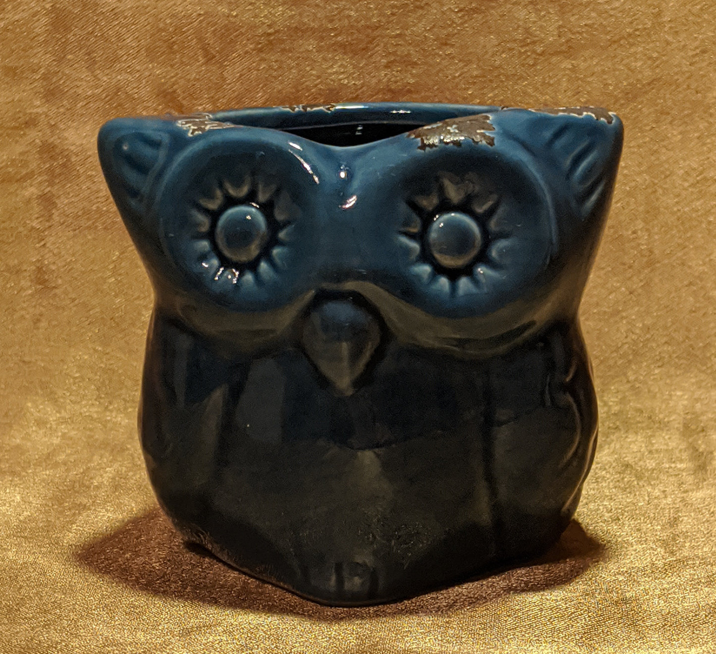 Blue Owl planter/pottery