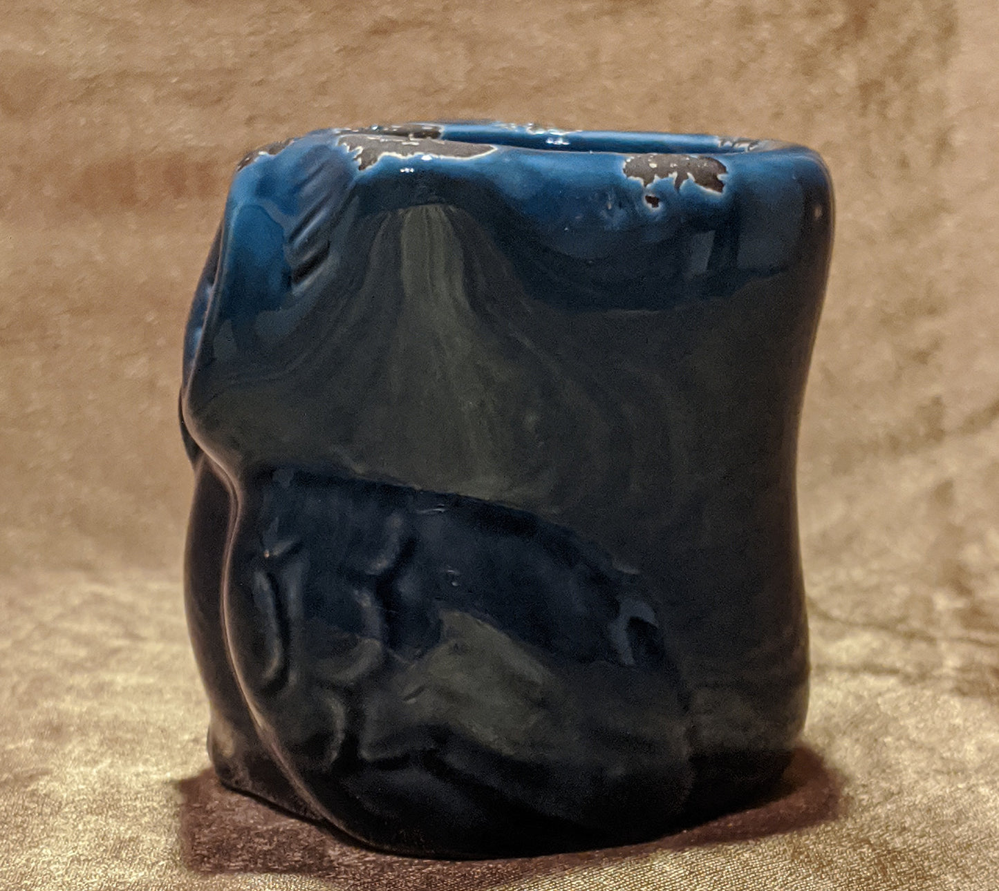 Blue Owl planter/pottery
