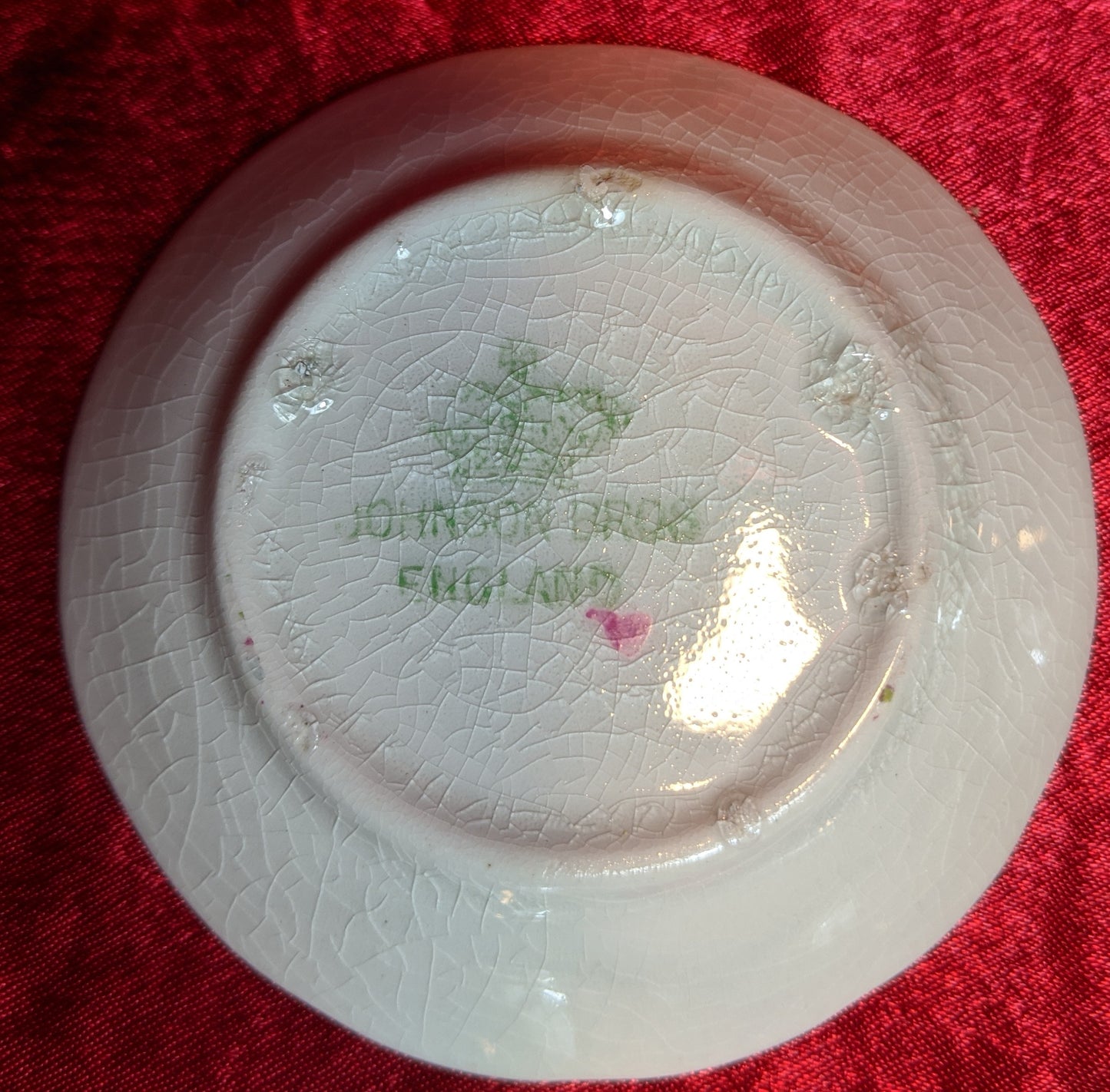 Antique Johnson Brothers England Butter Pats Plates (8)