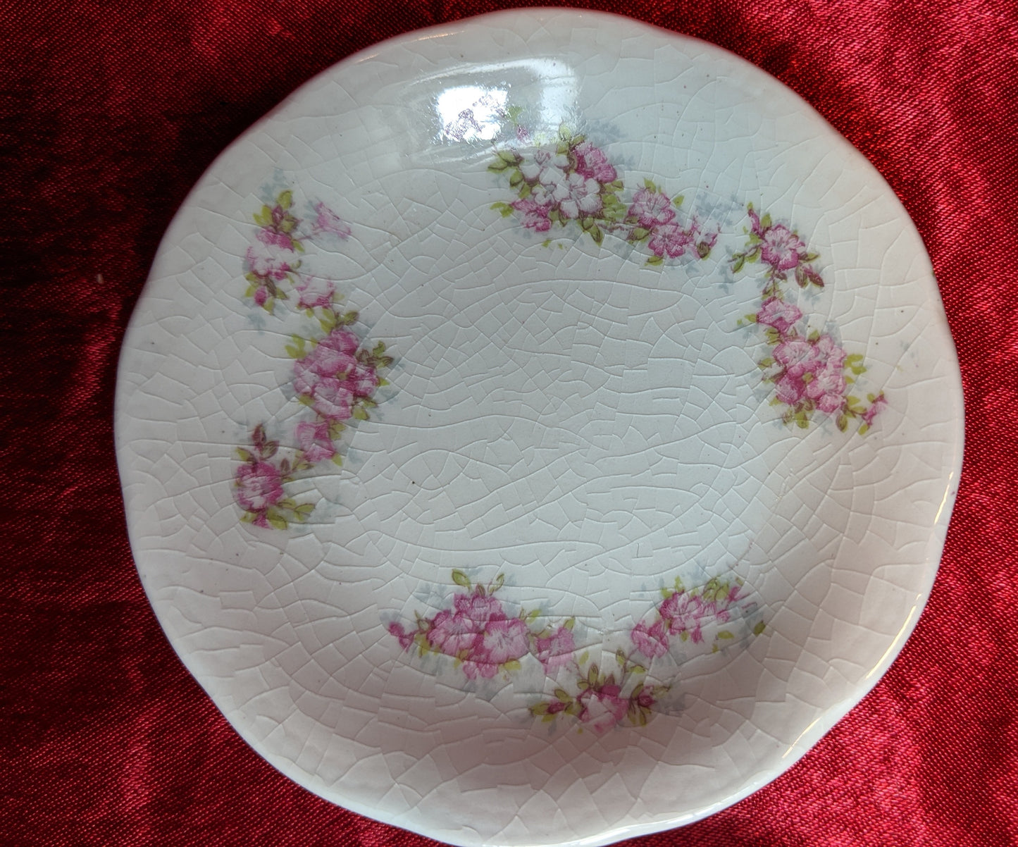 Antique Johnson Brothers England Butter Pats Plates (8)