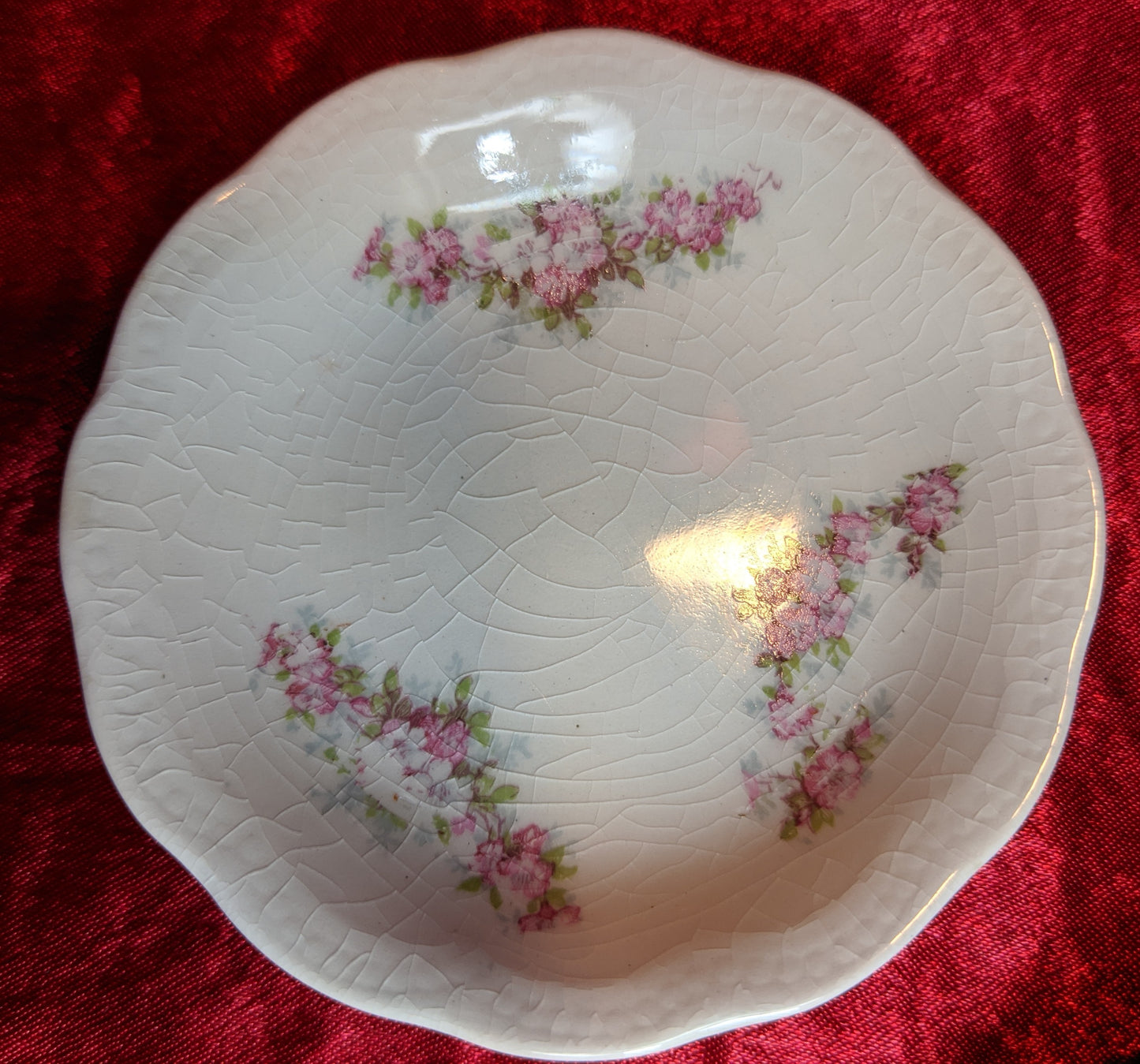 Antique Johnson Brothers England Butter Pats Plates (8)