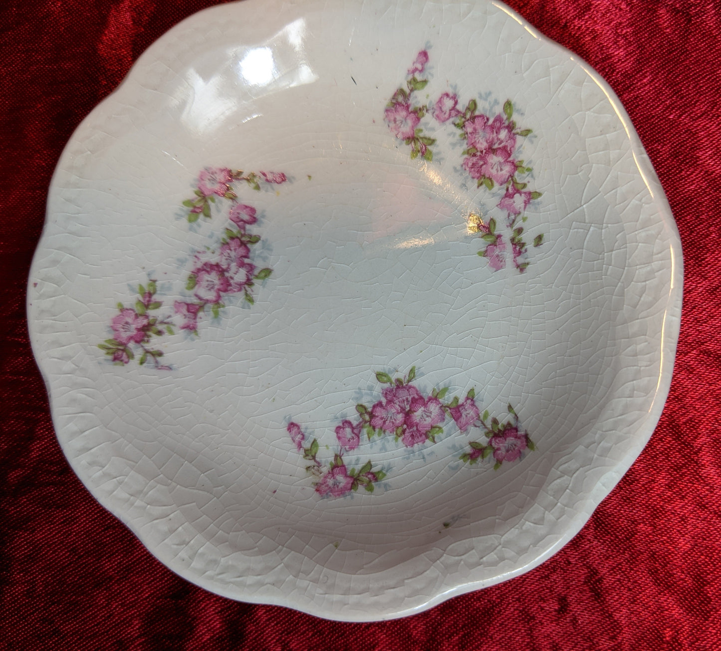 Antique Johnson Brothers England Butter Pats Plates (8)