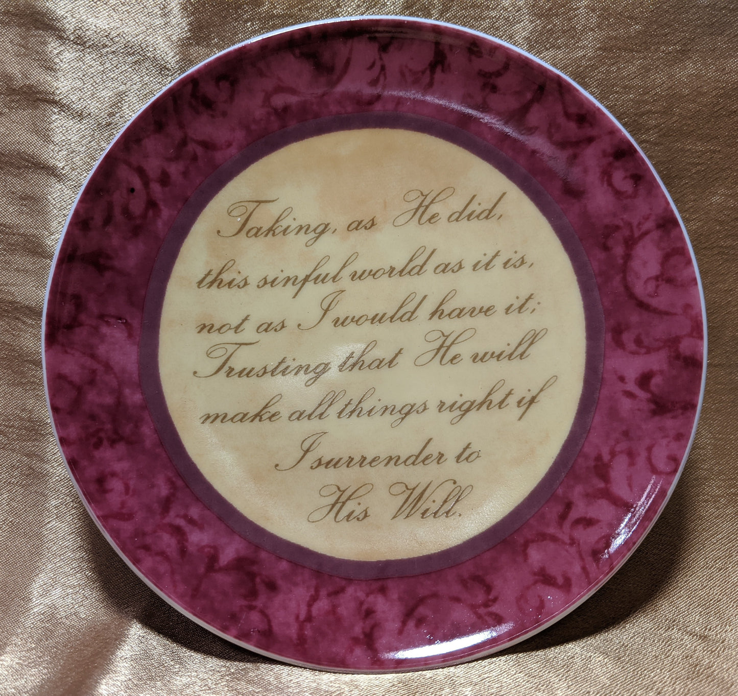 Inspirational Trinket Plate