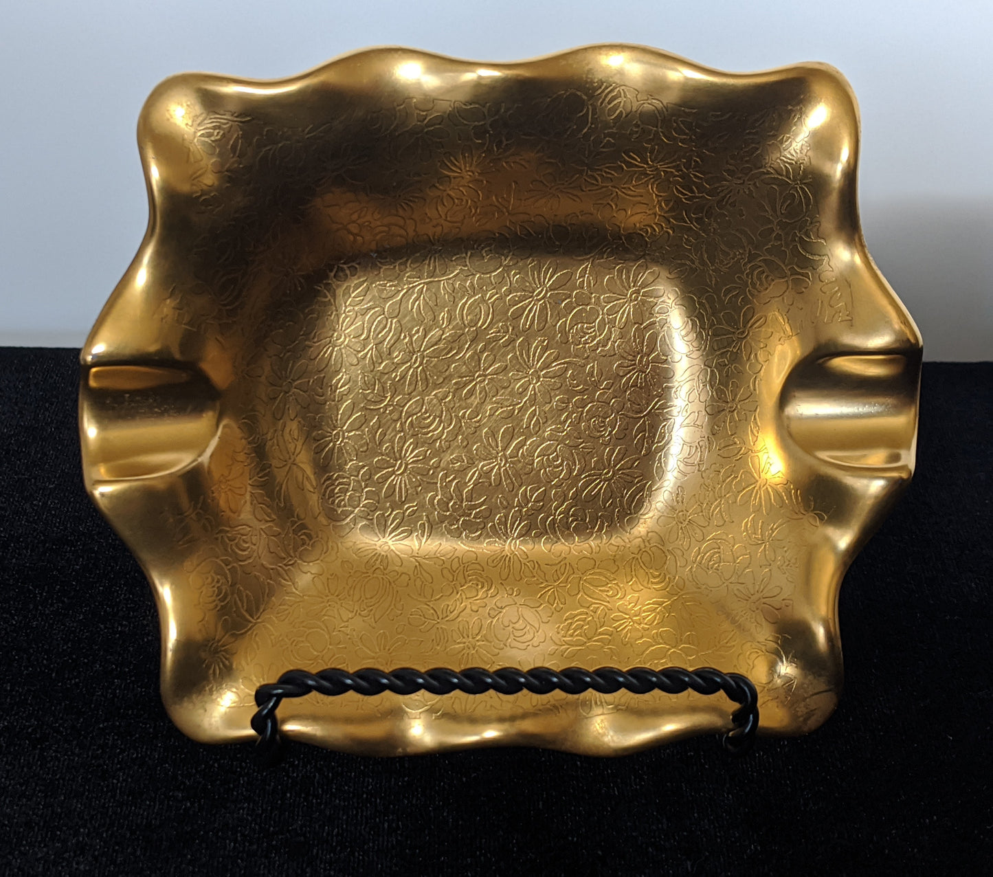 Pickard China Gold Ashtray/trinket dish