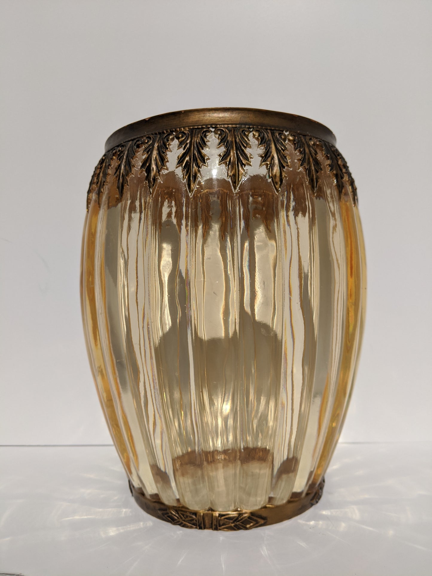 Mid Century Modern Lucite Vase