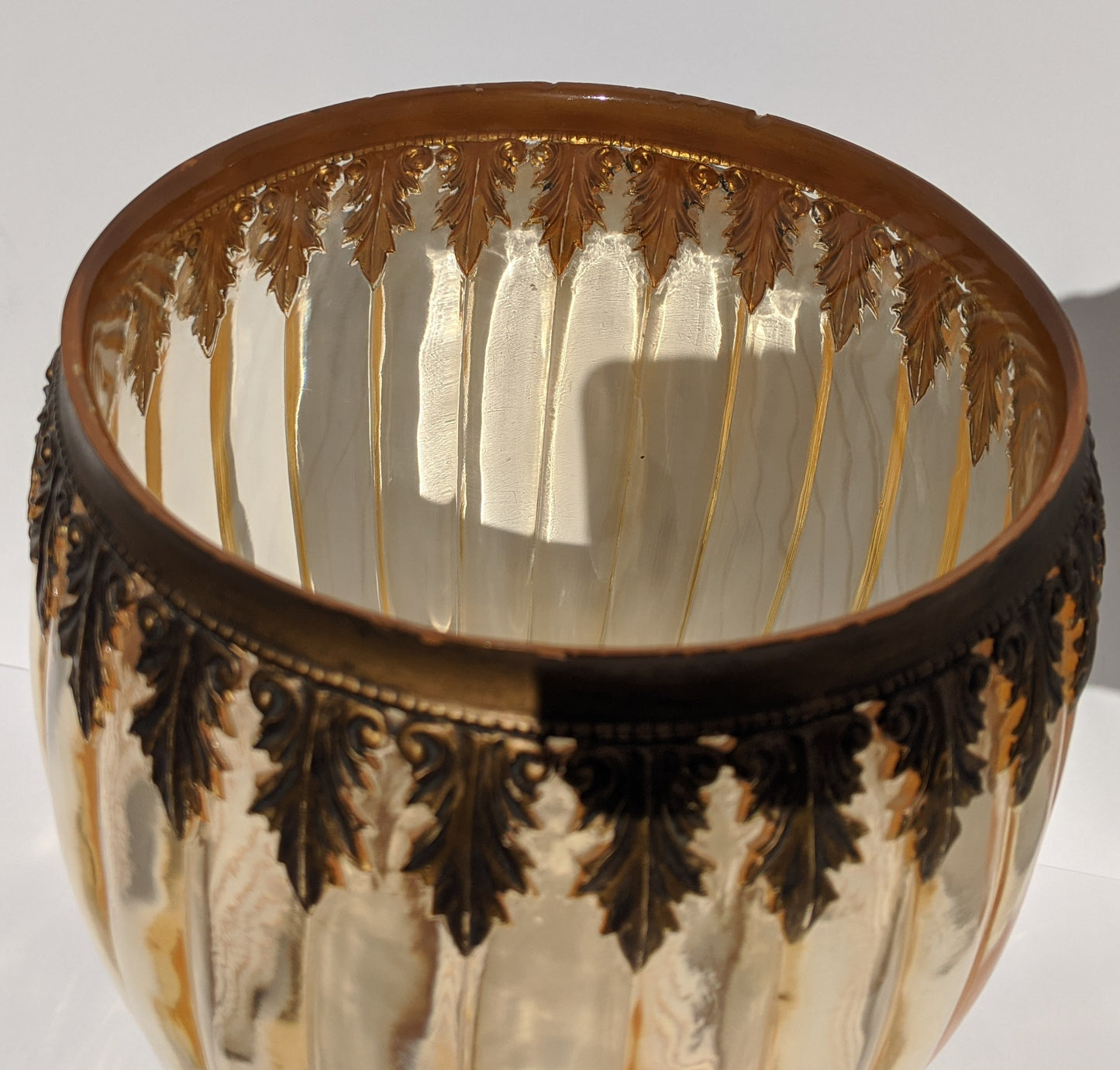 Mid Century Modern Lucite Vase