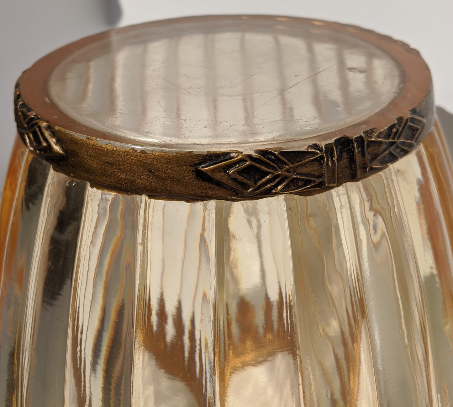 Mid Century Modern Lucite Vase