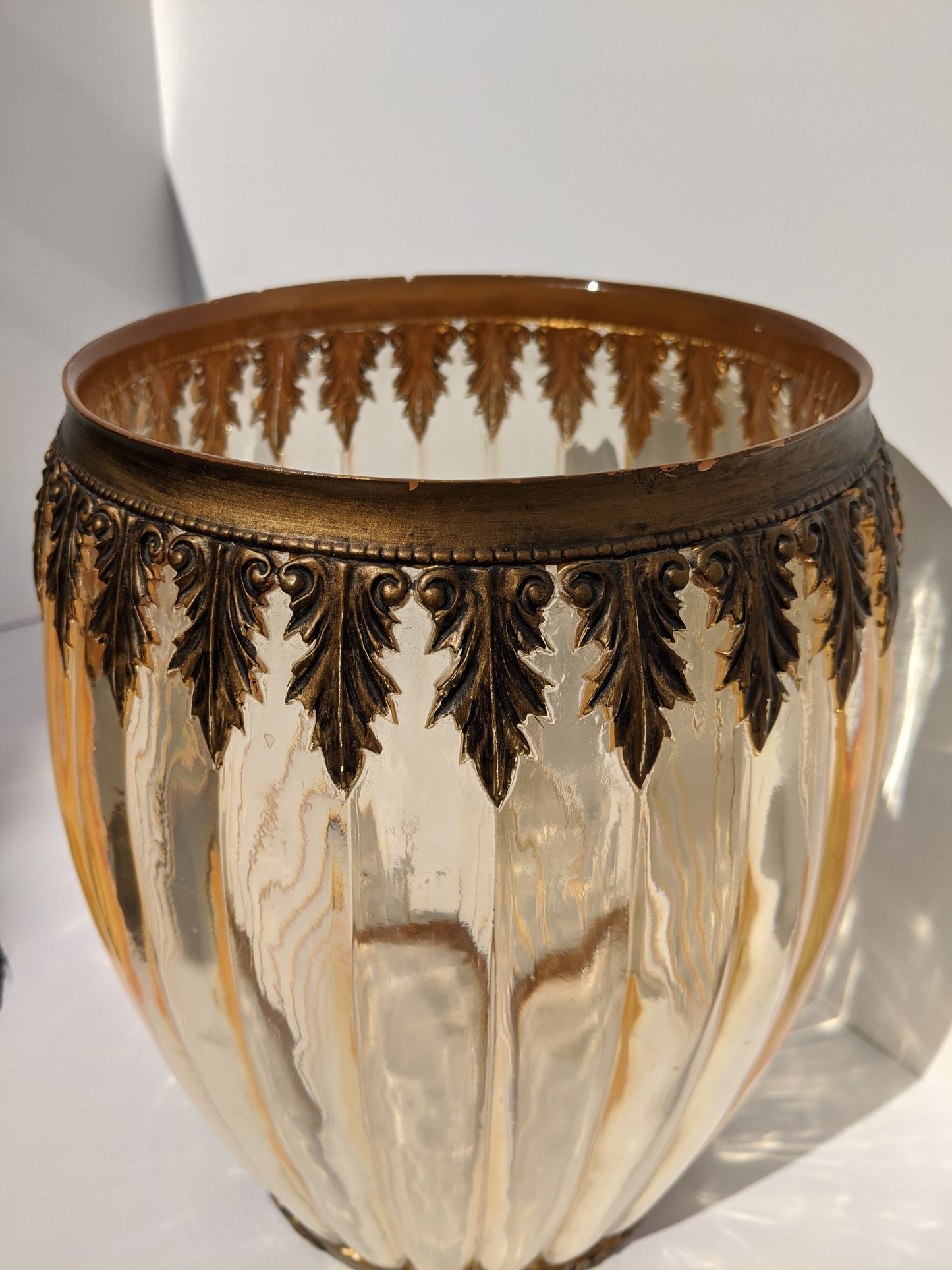 Mid Century Modern Lucite Vase