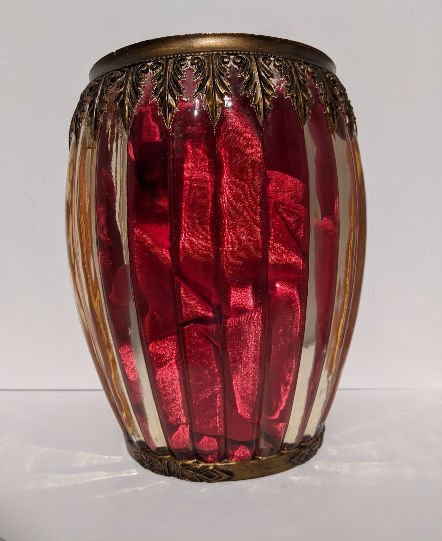 Mid Century Modern Lucite Vase