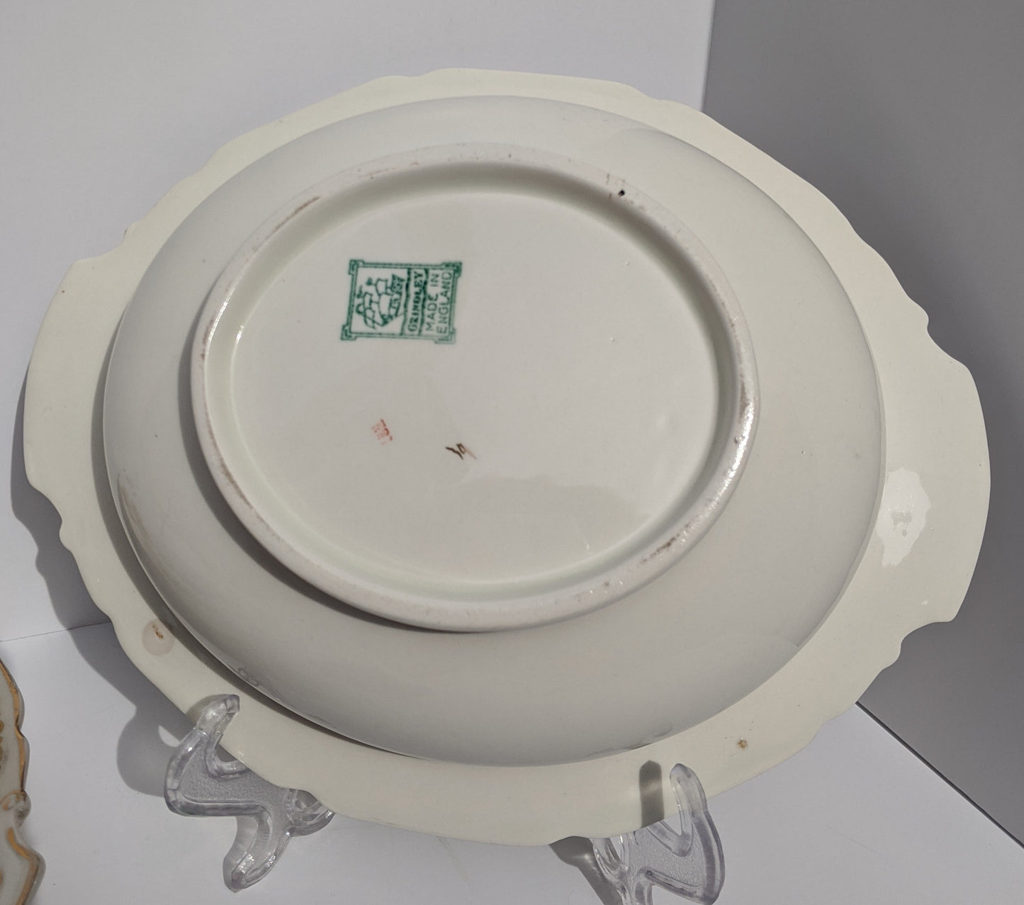Grindley England Vintage Covered Vegetable China Dinnerware (2)