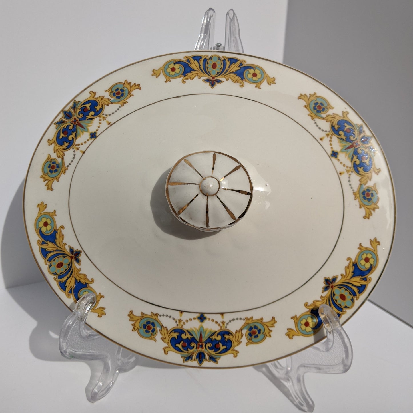 Grindley England Vintage Covered Vegetable China Dinnerware (2)