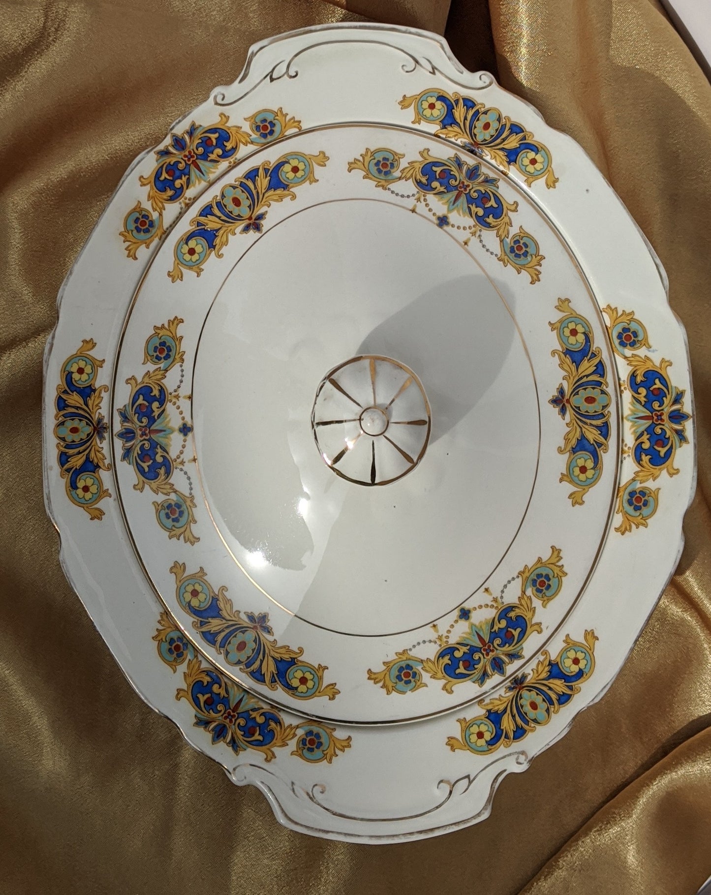Grindley England Vintage Covered Vegetable China Dinnerware (2)