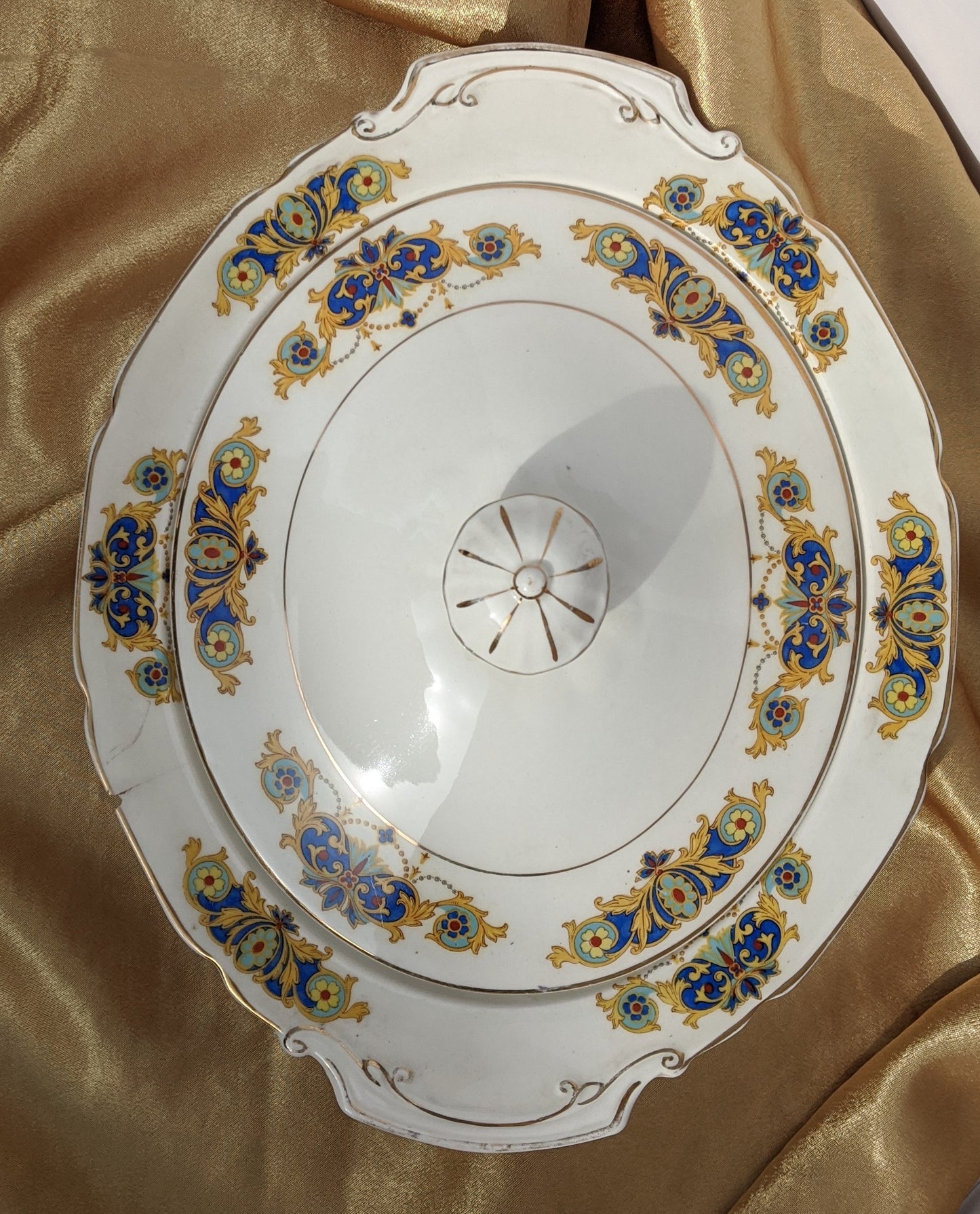Grindley England Vintage Covered Vegetable China Dinnerware (2)