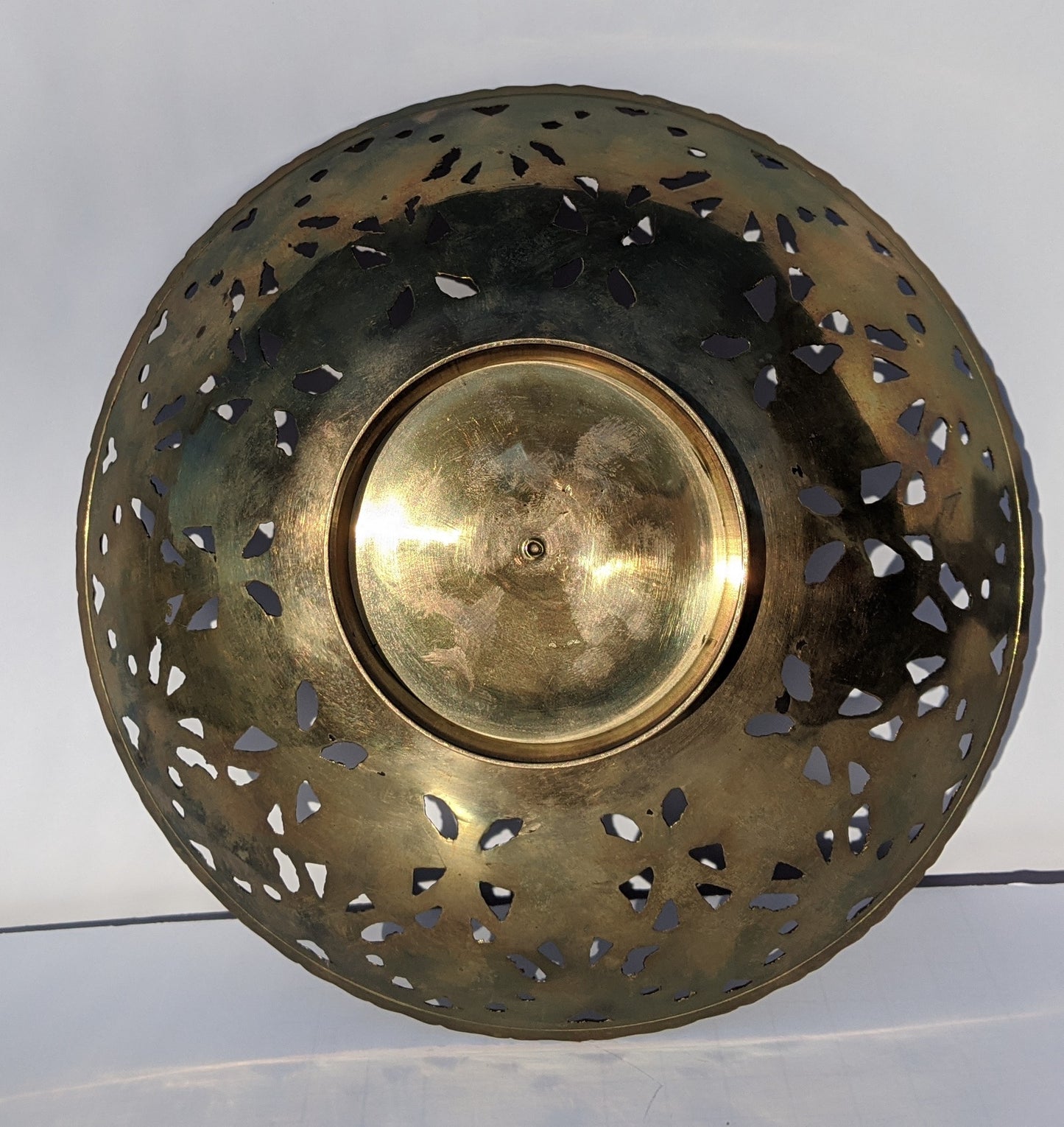 Cloisonne Pheasant Brass Bowl