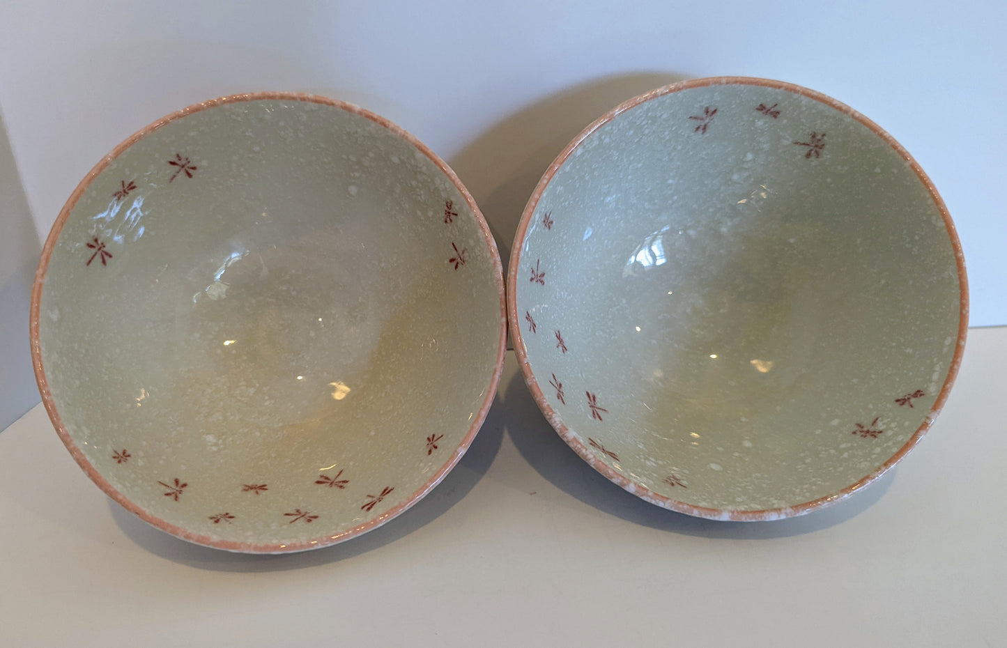 Japanese Ceramic Rice Bowls, Koyuki Tombo