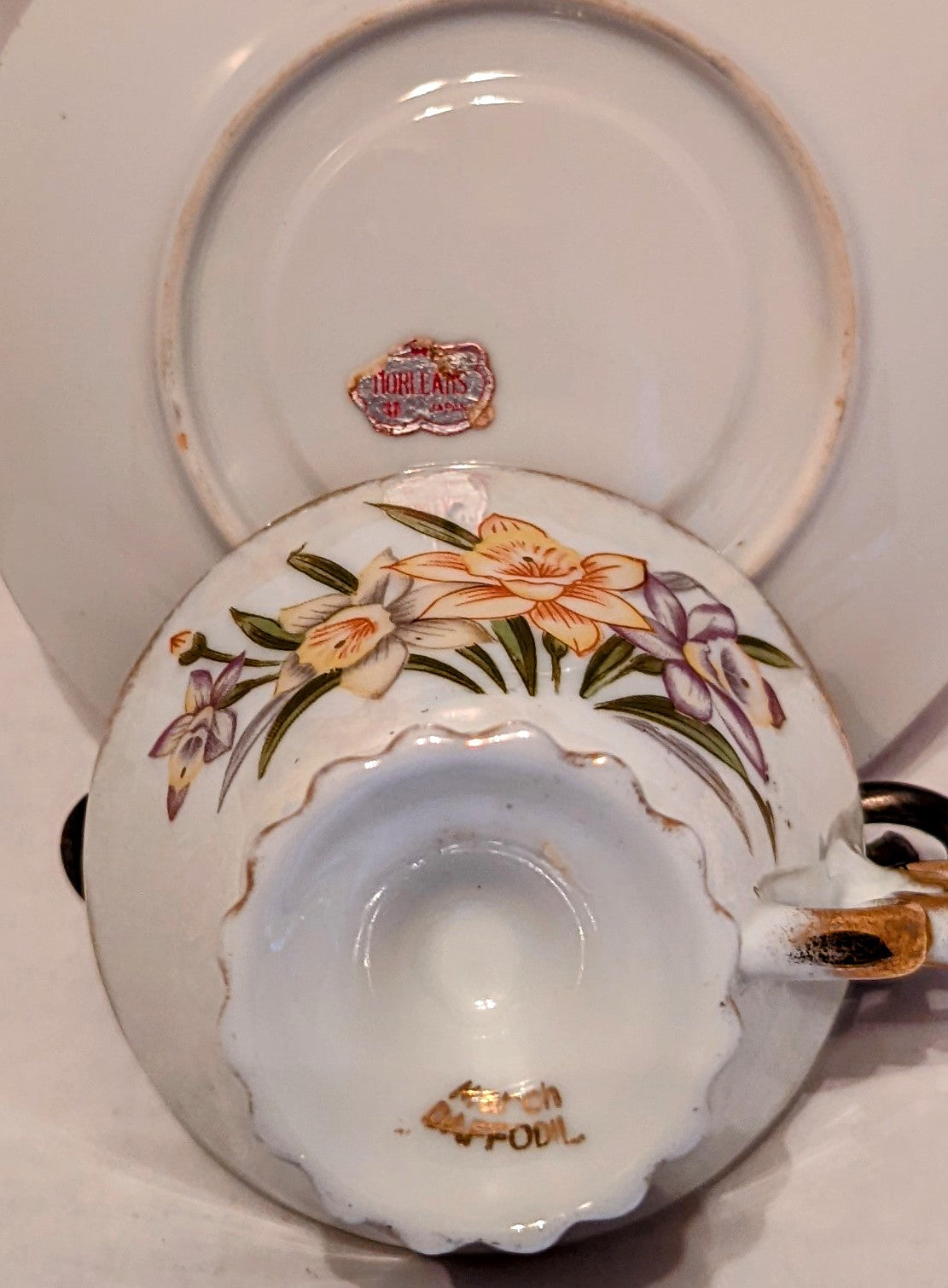 Norleans Daffodil Cup/Saucer Set 1950's