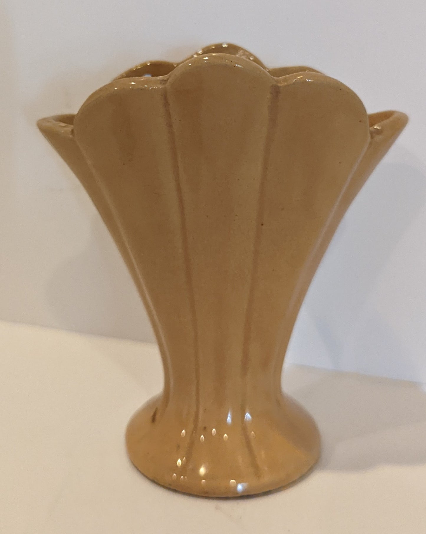 MCM Yellow Pottery Vase, 157