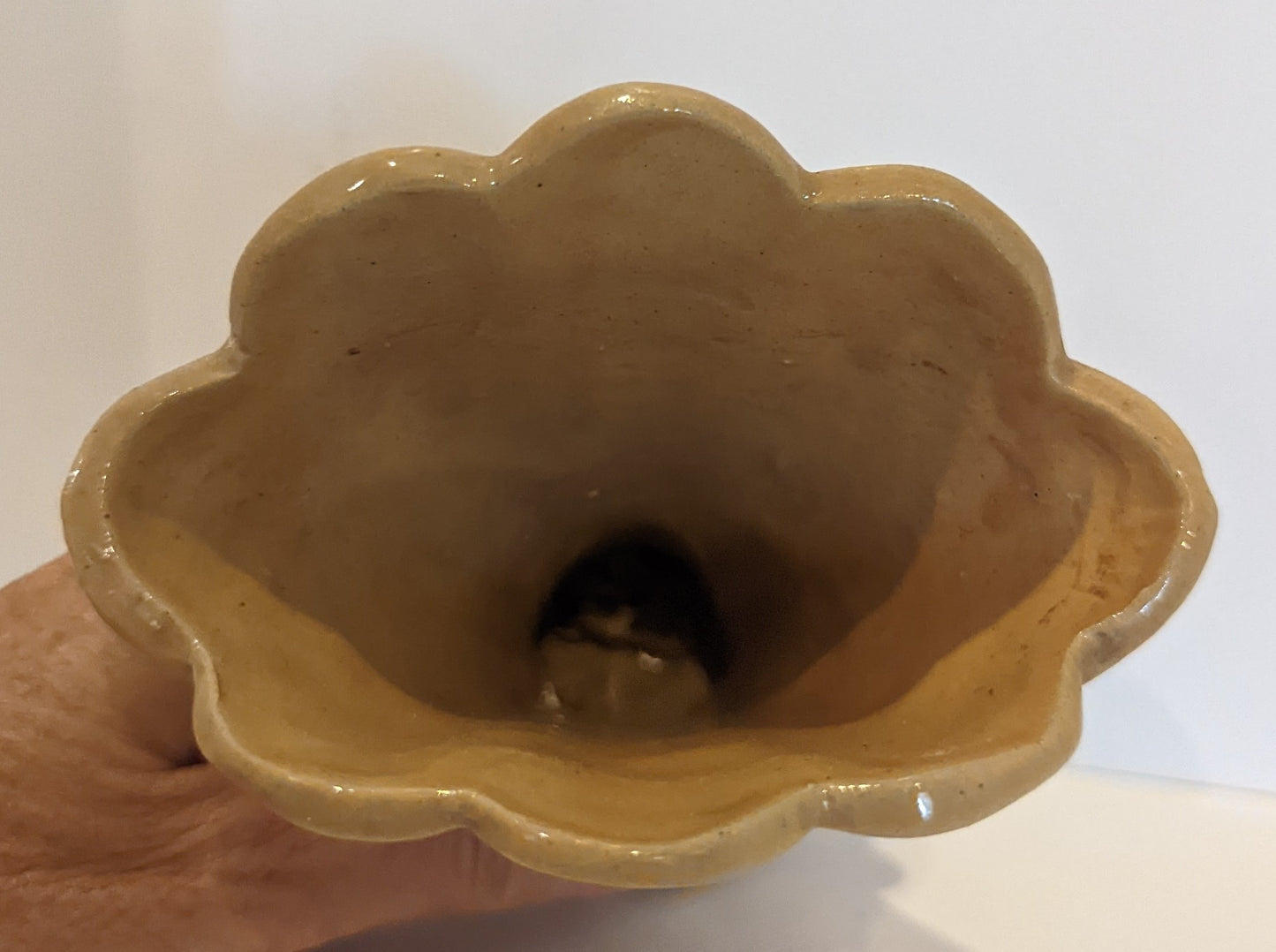 MCM Yellow Pottery Vase, 157