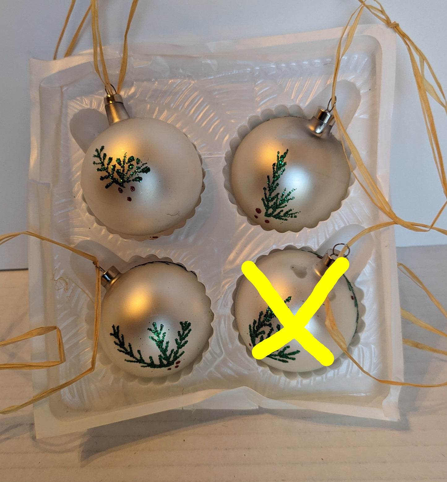 Vintage Hand Blown Glass Ornaments