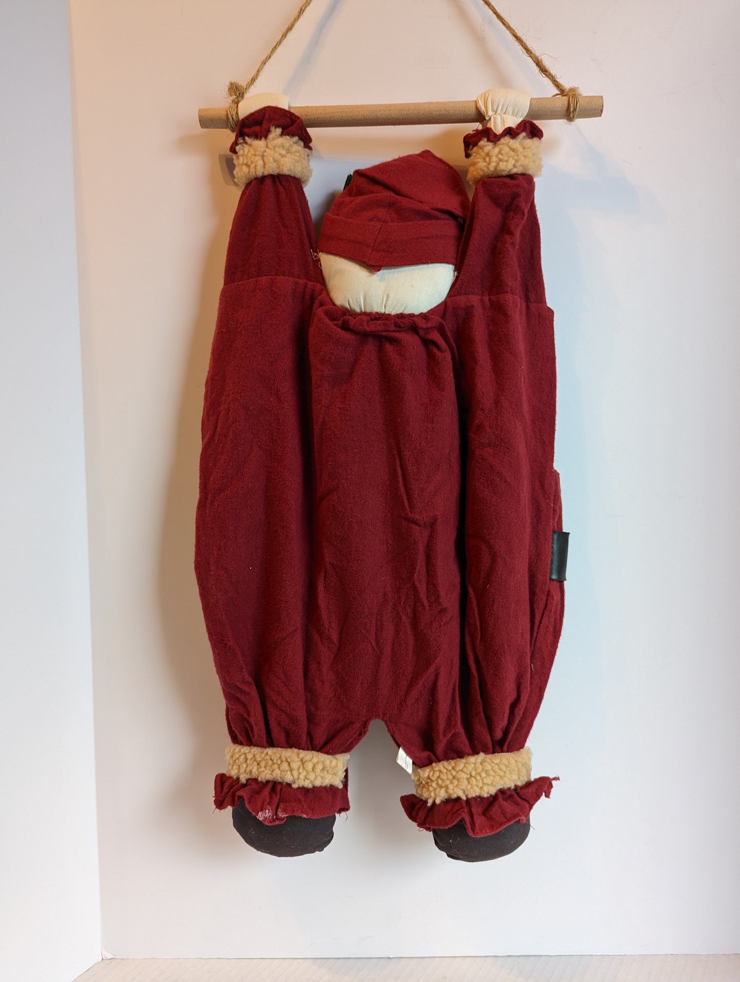 Vintage Santa Door Hanger/Bag