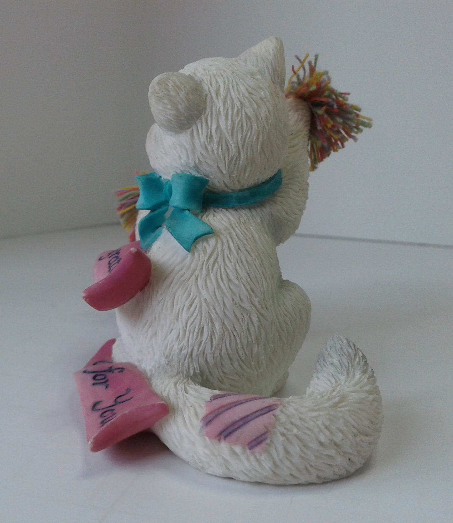 Cheering Cat Figurine
