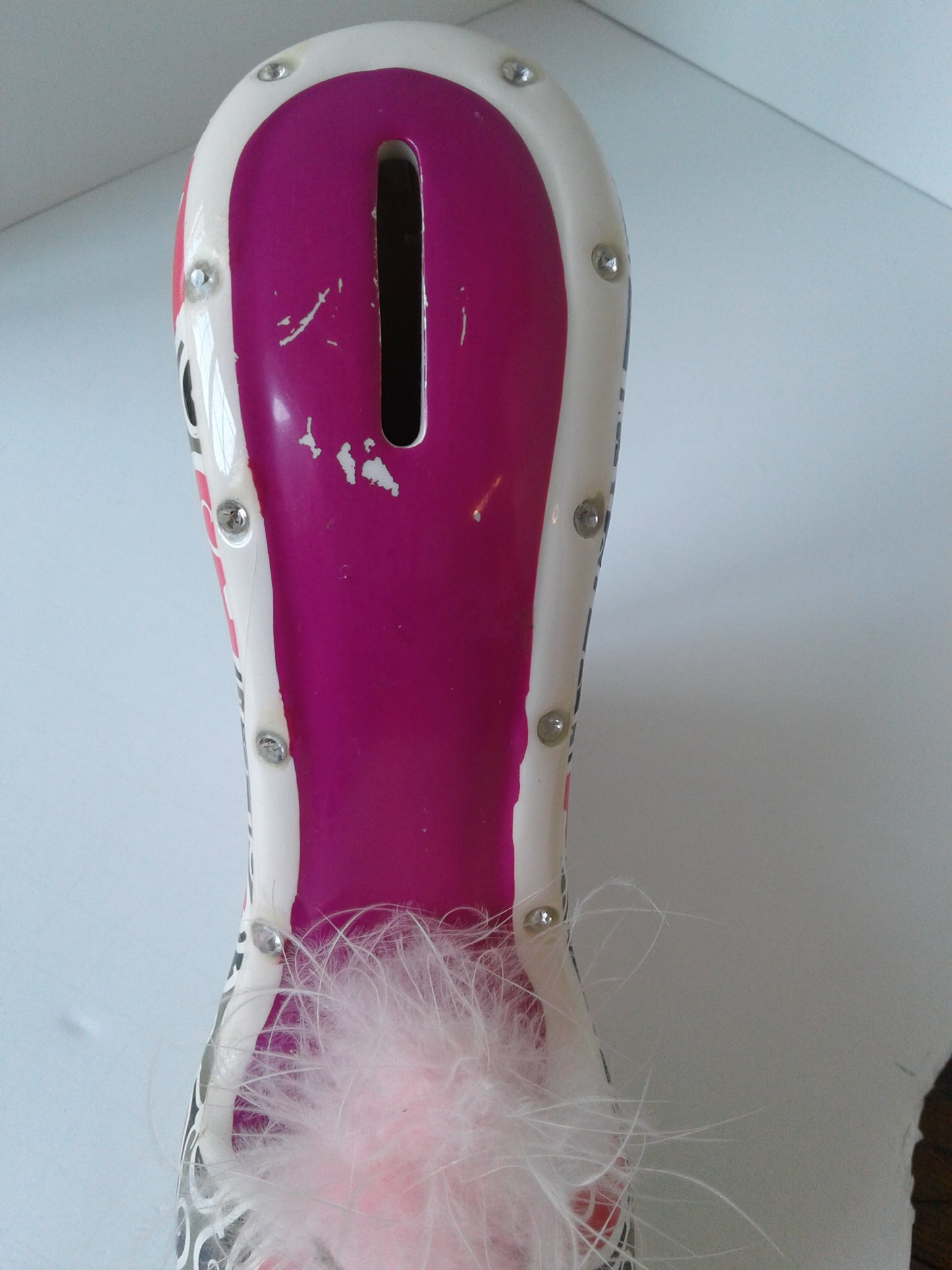 Stiletto Ceramic Shoe Coin Bank