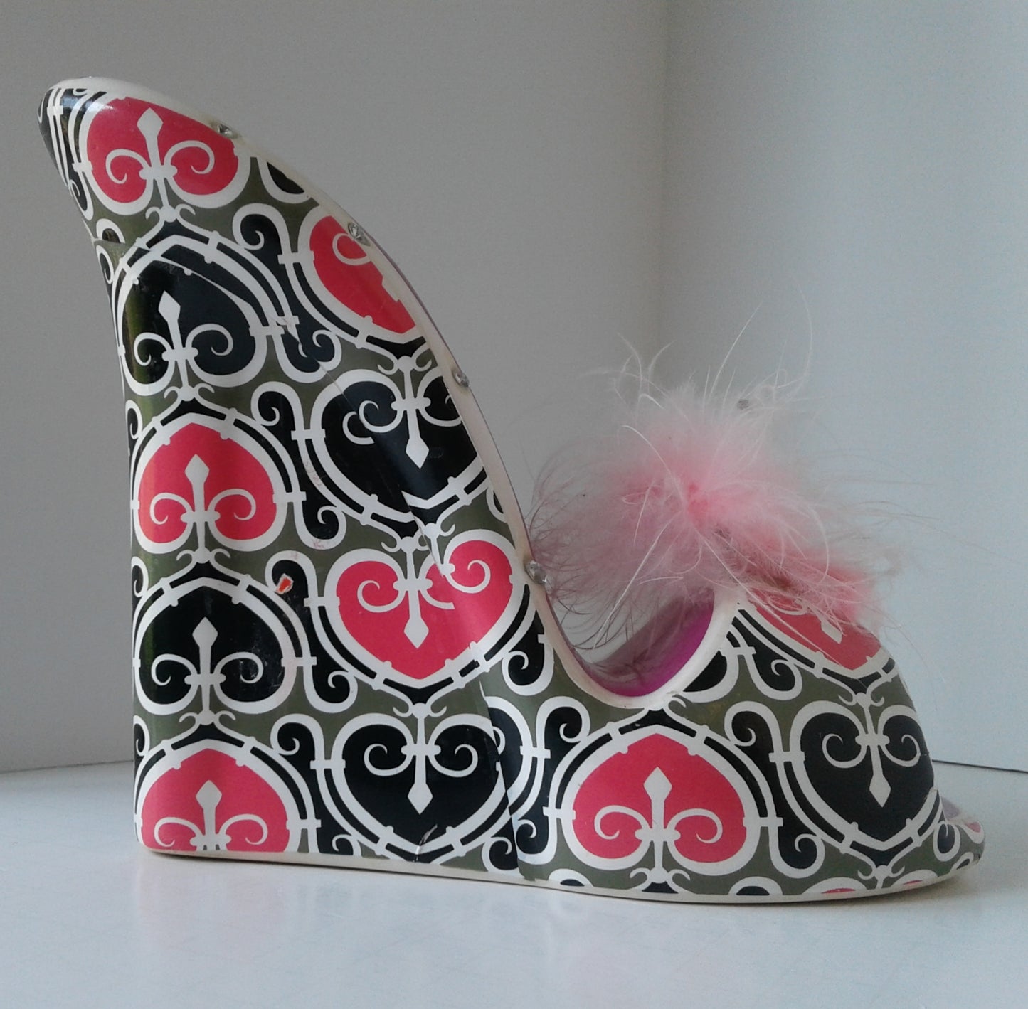 Stiletto Ceramic Shoe Coin Bank