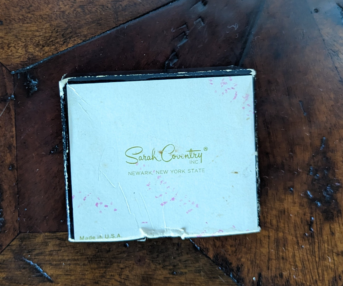 Green Rhinestone Vintage Brooch