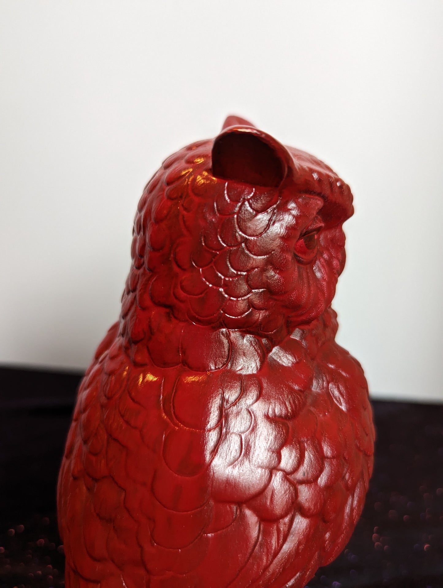 Vintage Ceramic Red Owl