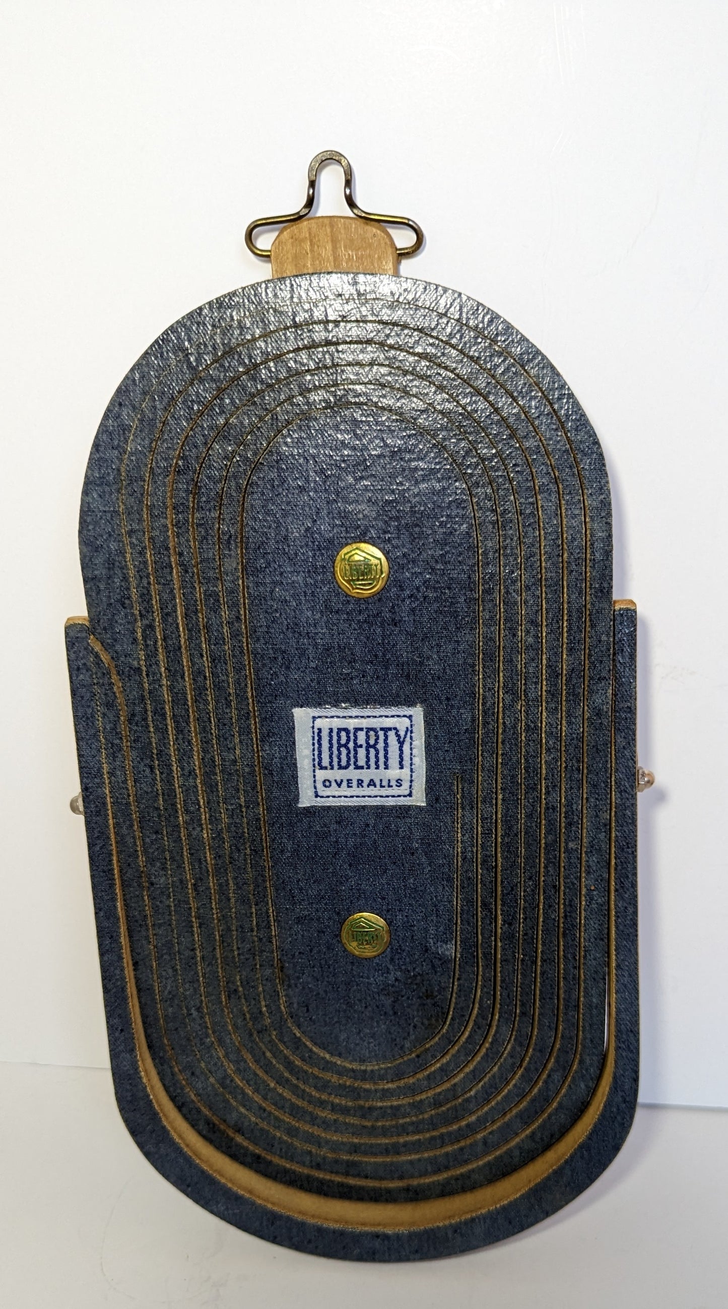 Liberty Overall Collapsible Wooden Bowl/Basket