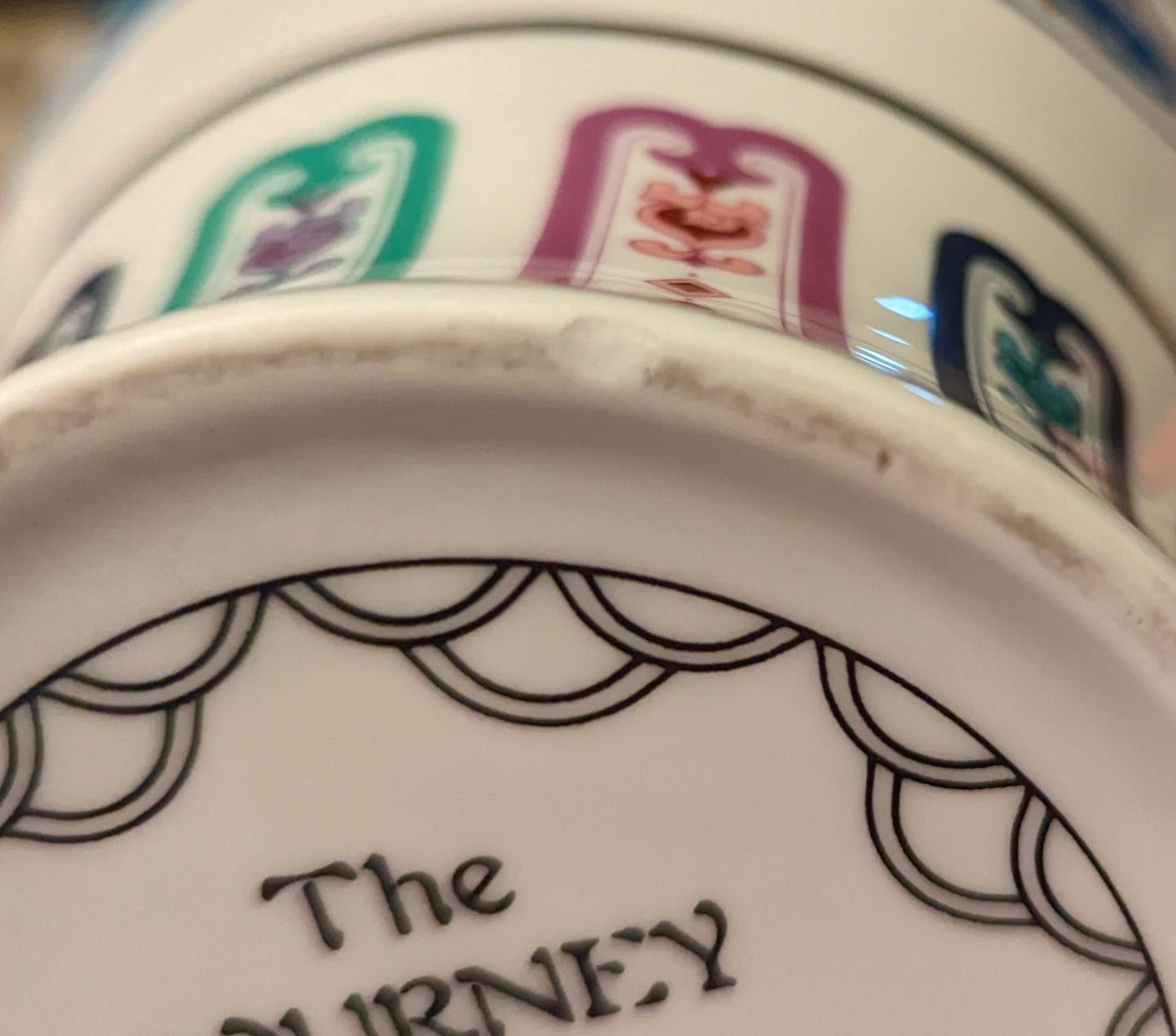 Franklin Mint Vintage Oriental Jardiniere-"The Journey of the Heavenly Tortoise"