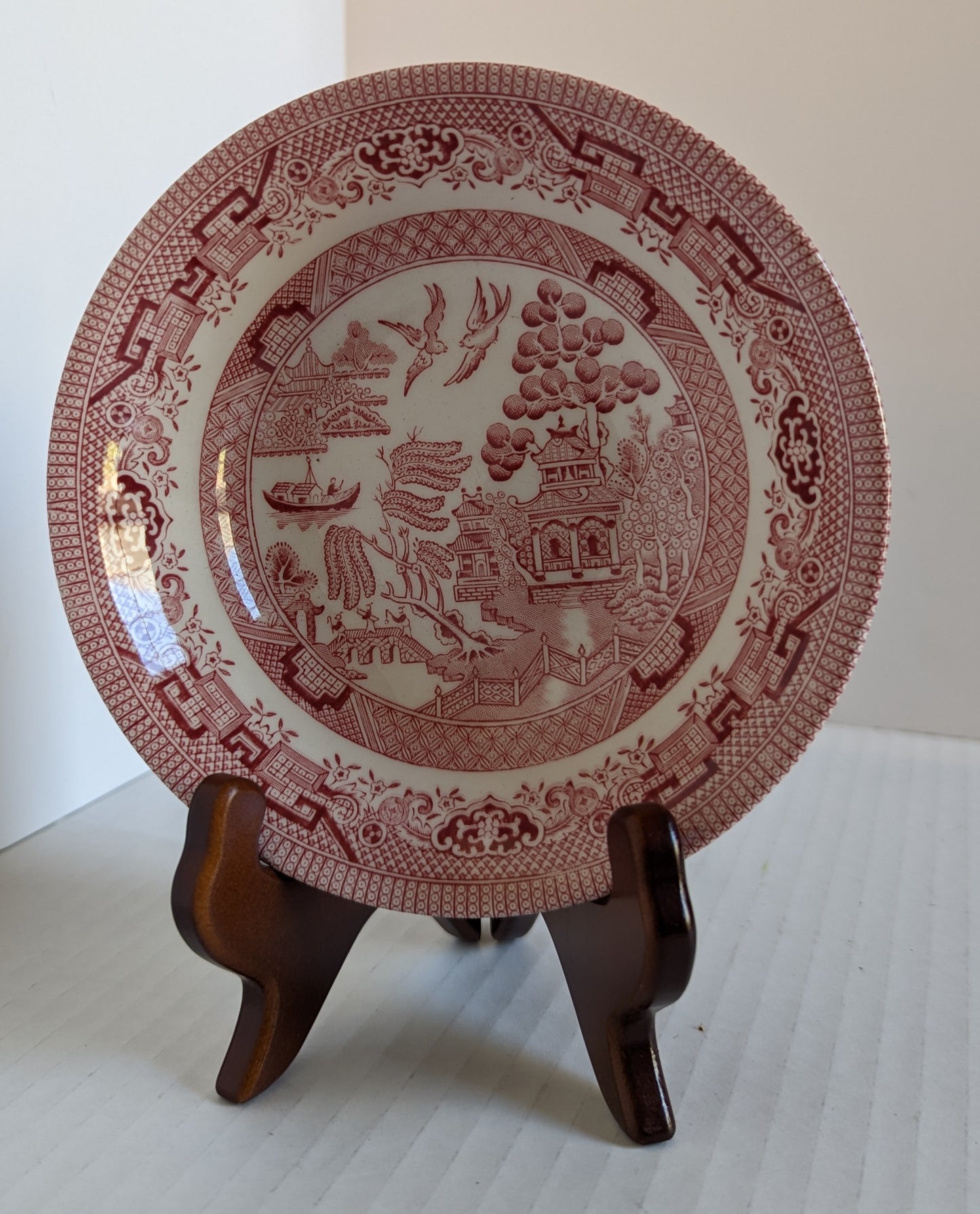 Rosa Pink Willow Vintage Coupe Bowl