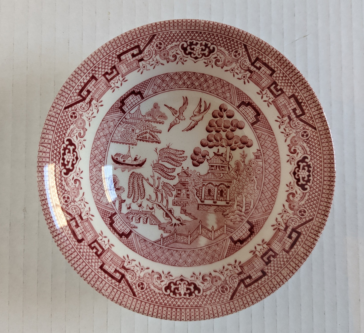 Rosa Pink Willow Vintage Coupe Bowl
