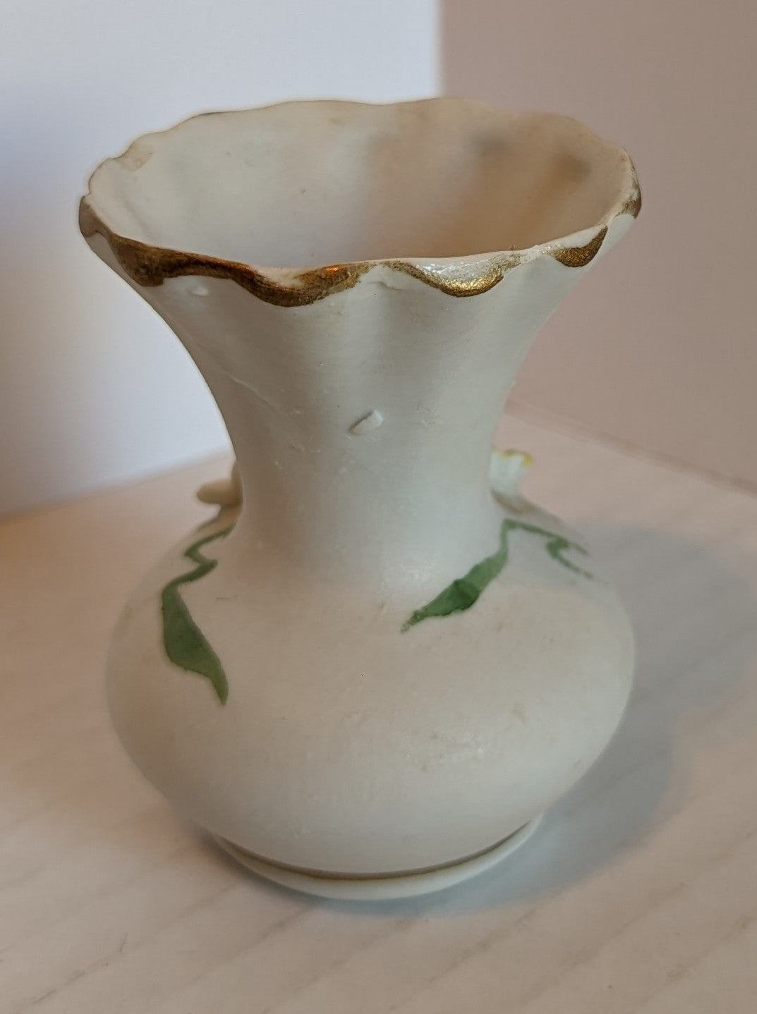 Miniature Vintage Bisque Vase