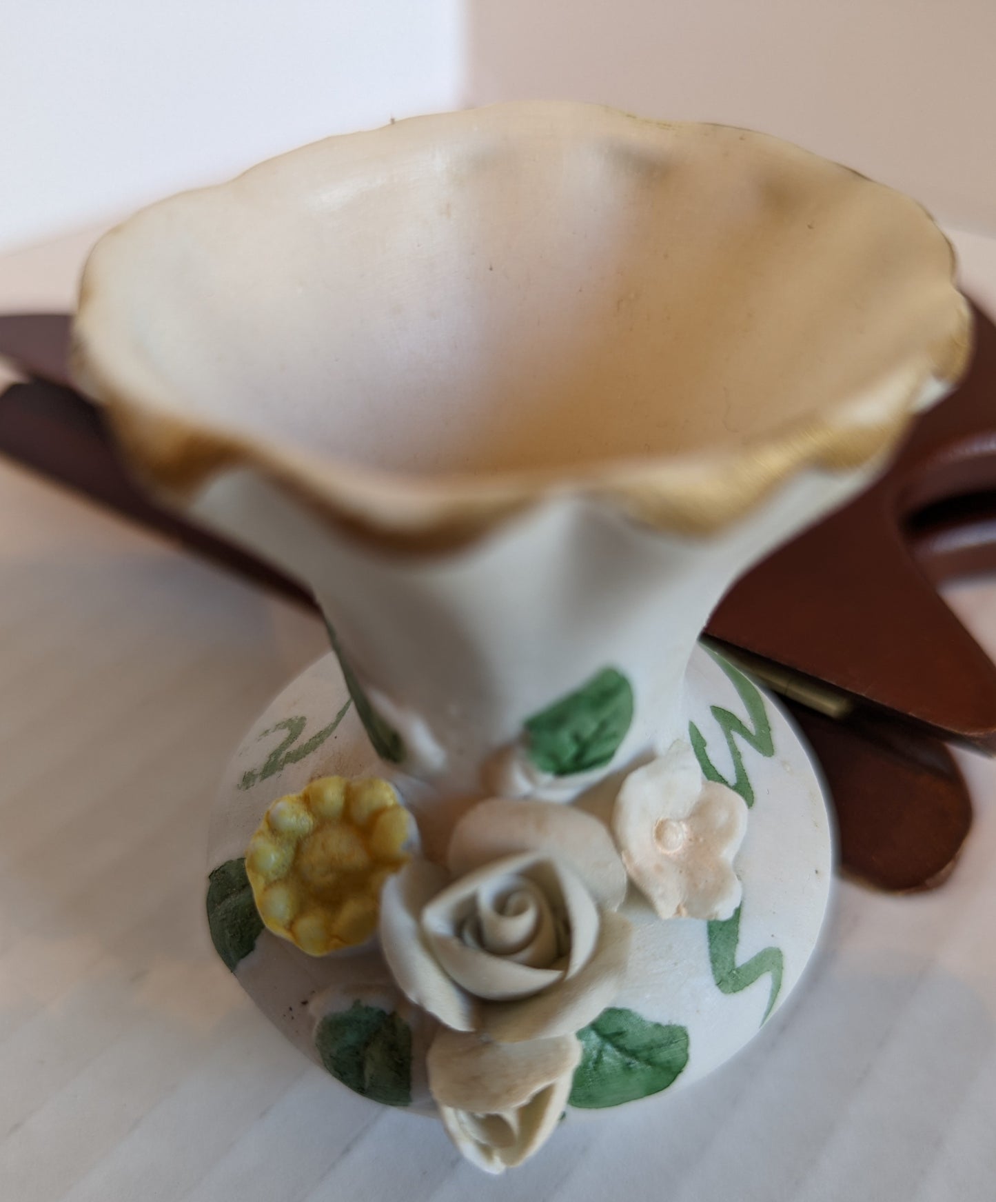 Miniature Vintage Bisque Vase