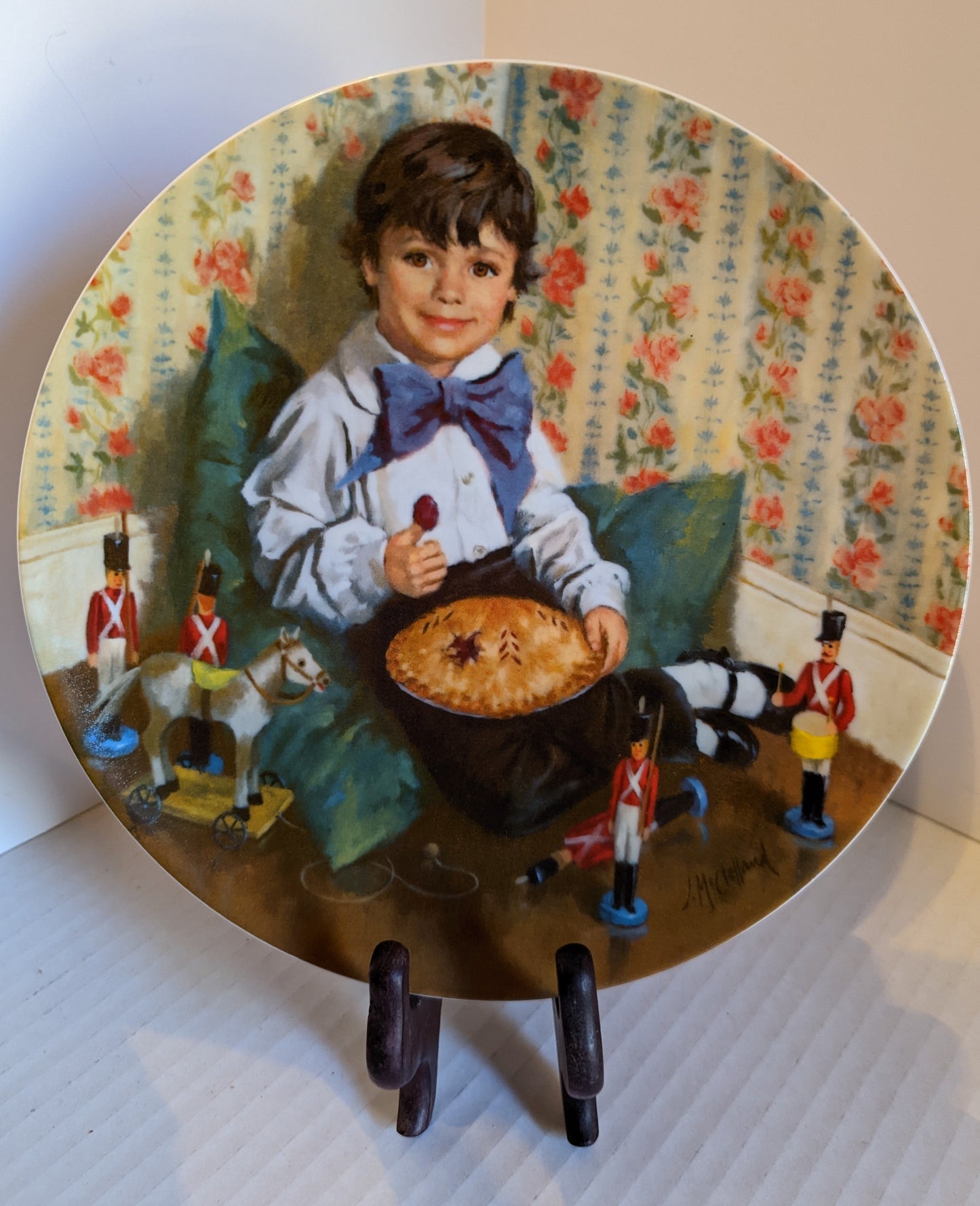 "Little Jack Horner" Vintage Collector's Plate by Reco