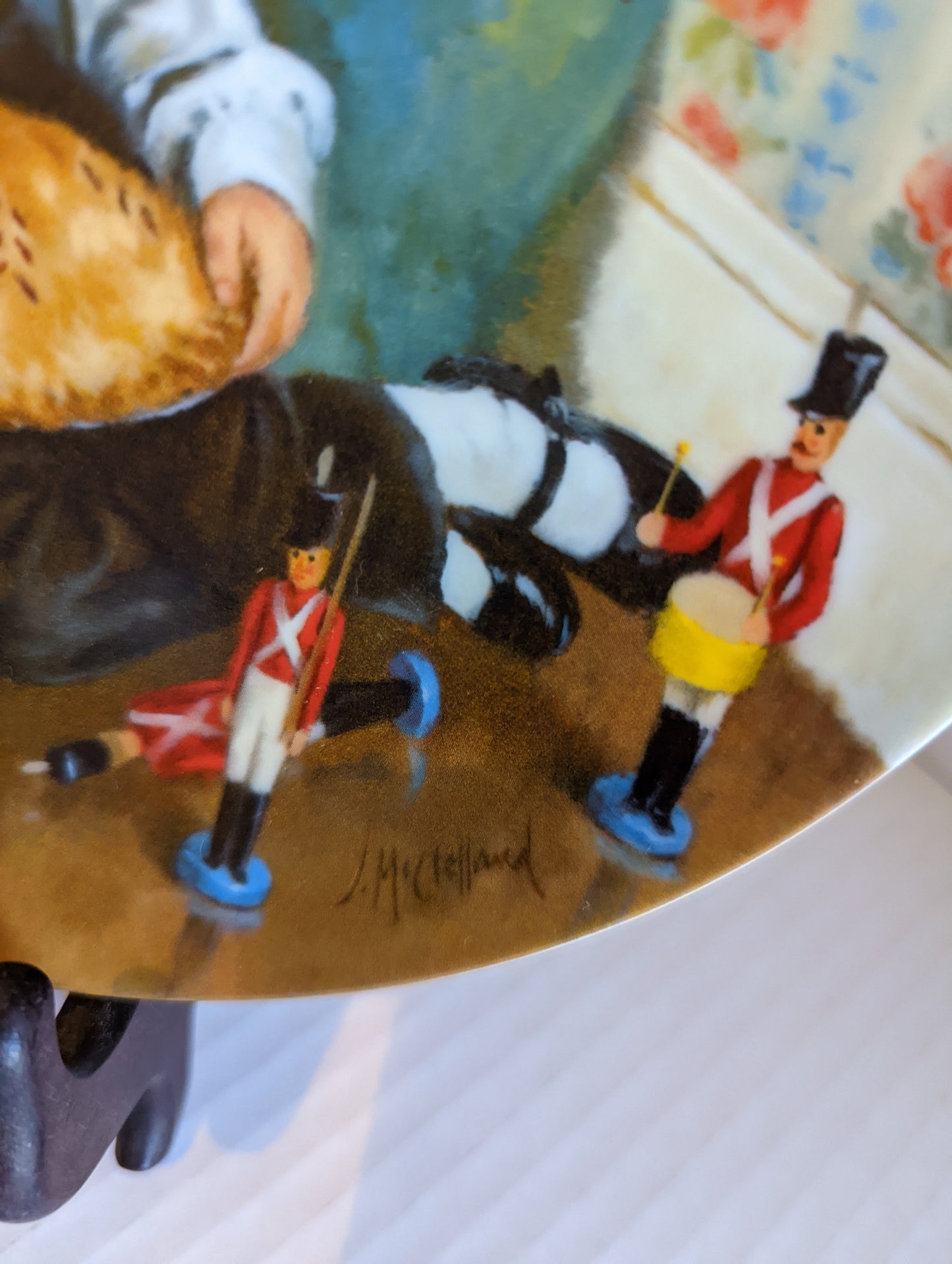 "Little Jack Horner" Vintage Collector's Plate by Reco