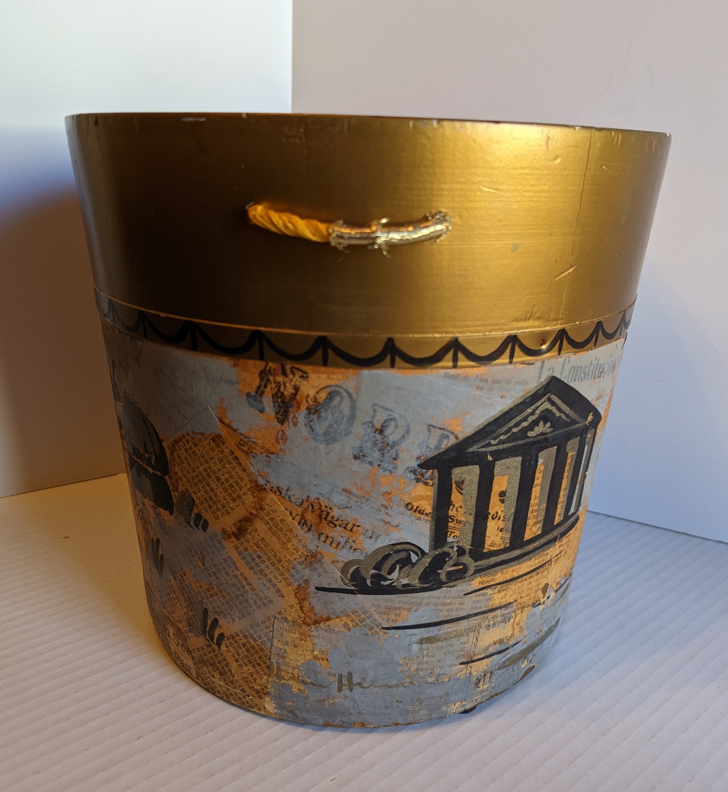 Wooden Vintage Basket