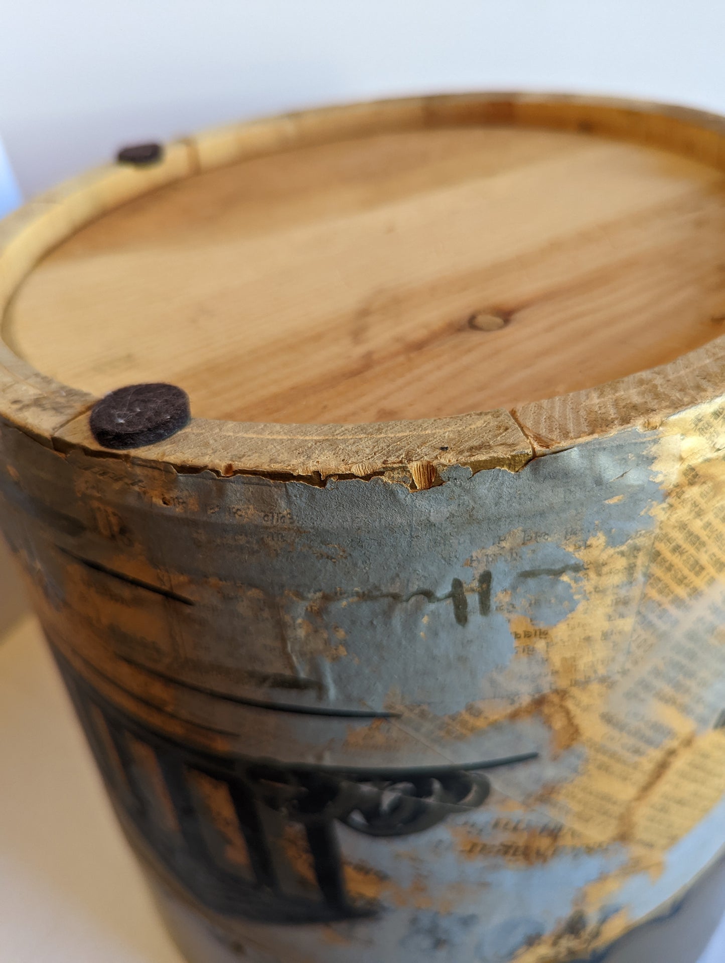 Wooden Vintage Basket